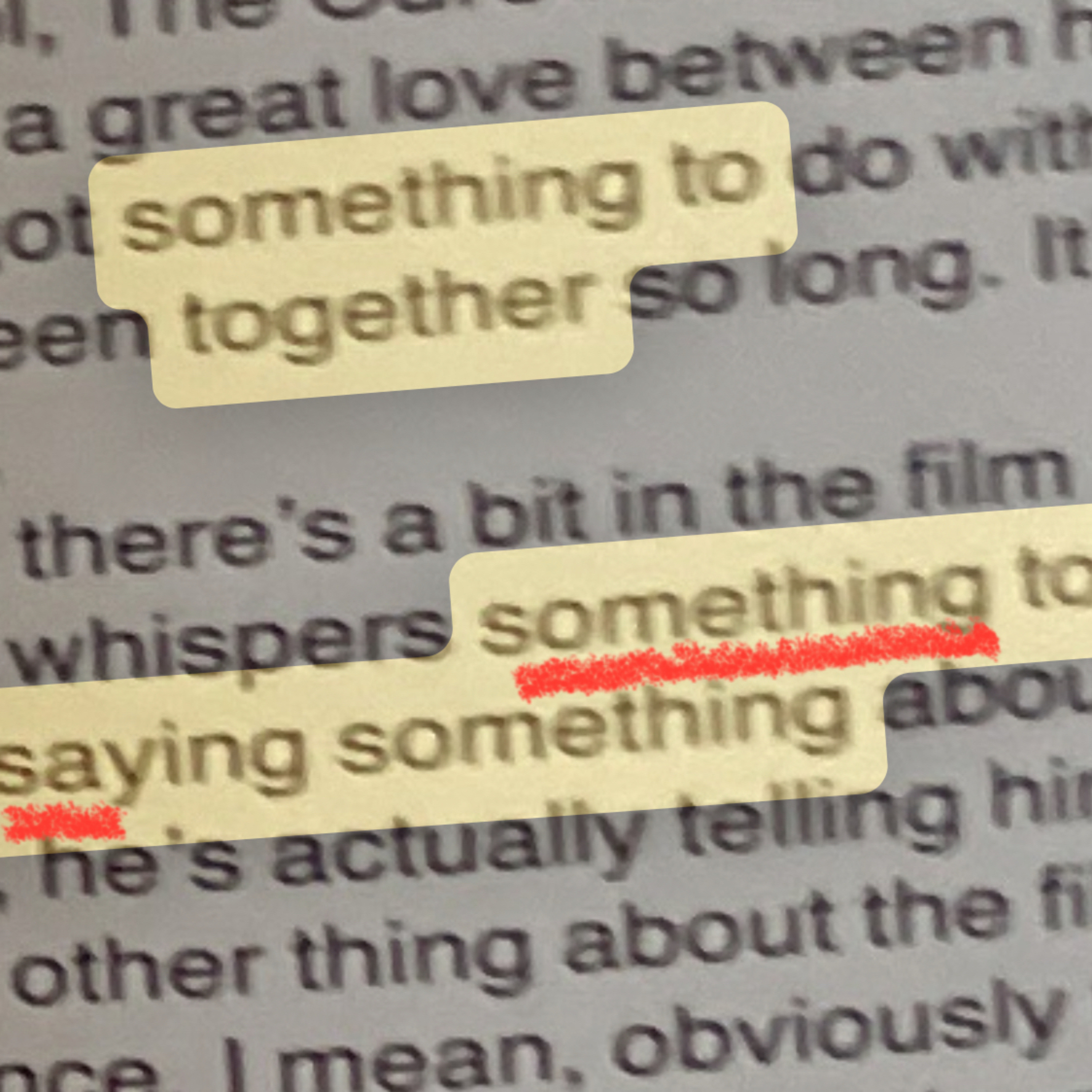 Something To Say