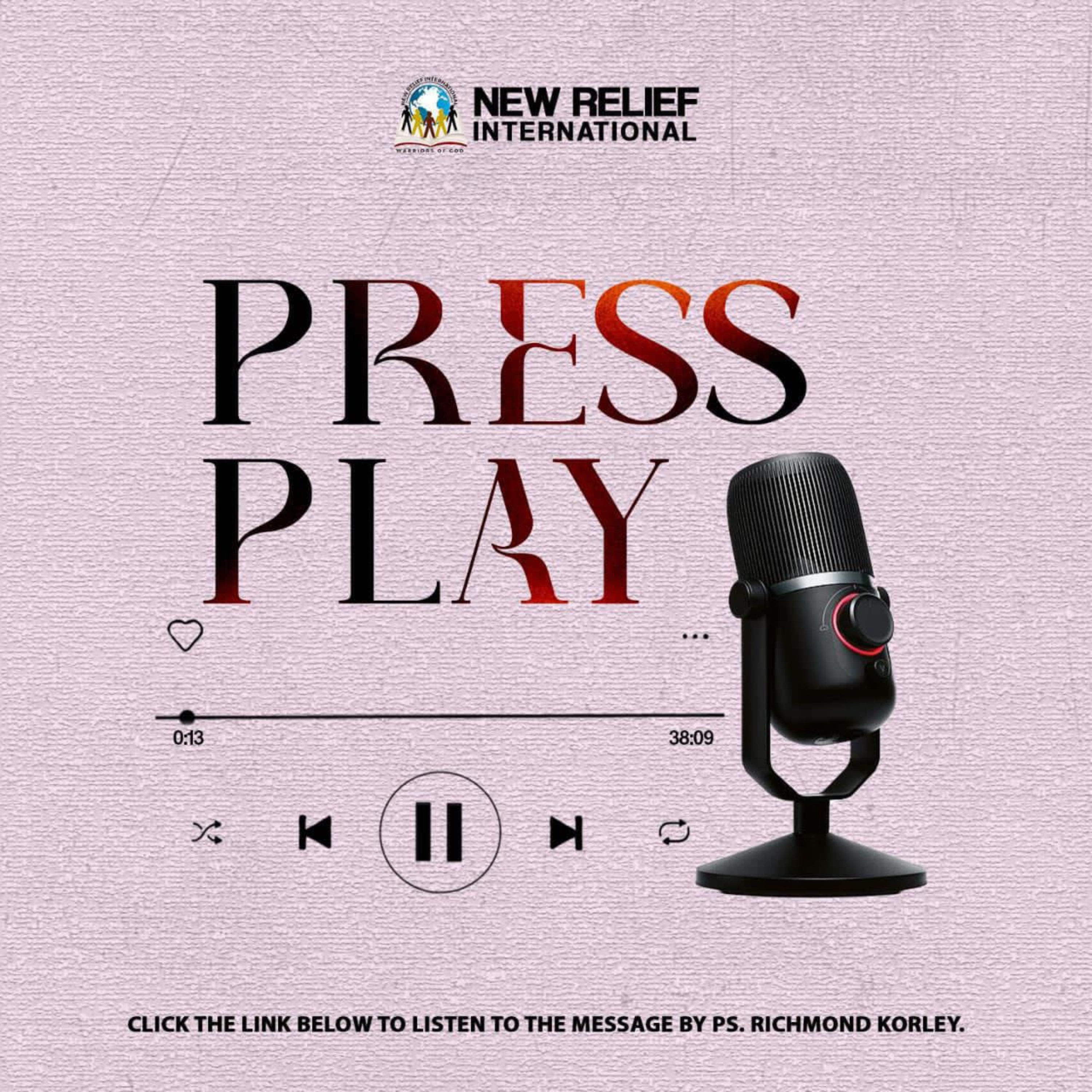 Relief Messages: Press Play cover art
