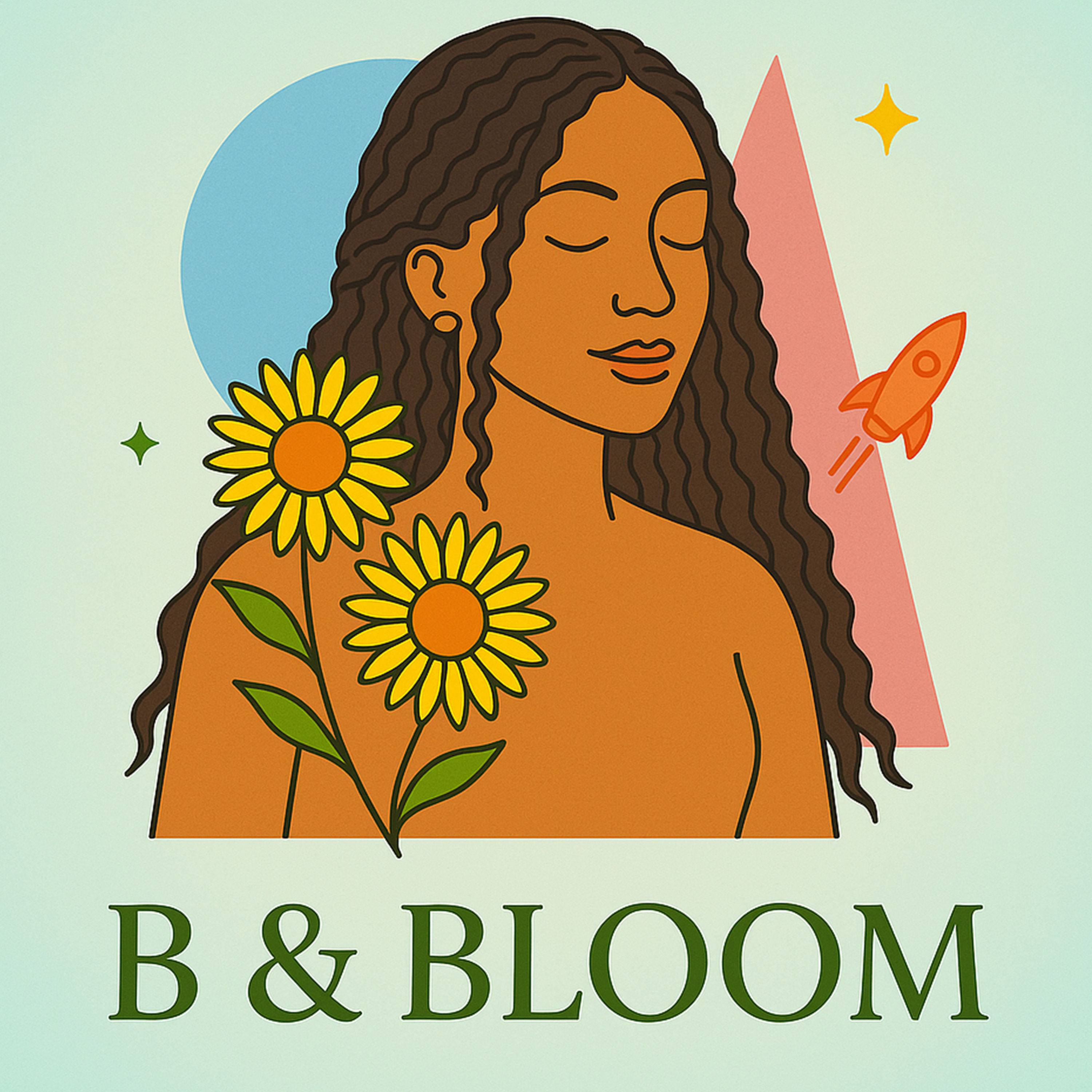 B & Bloom podcast artwork