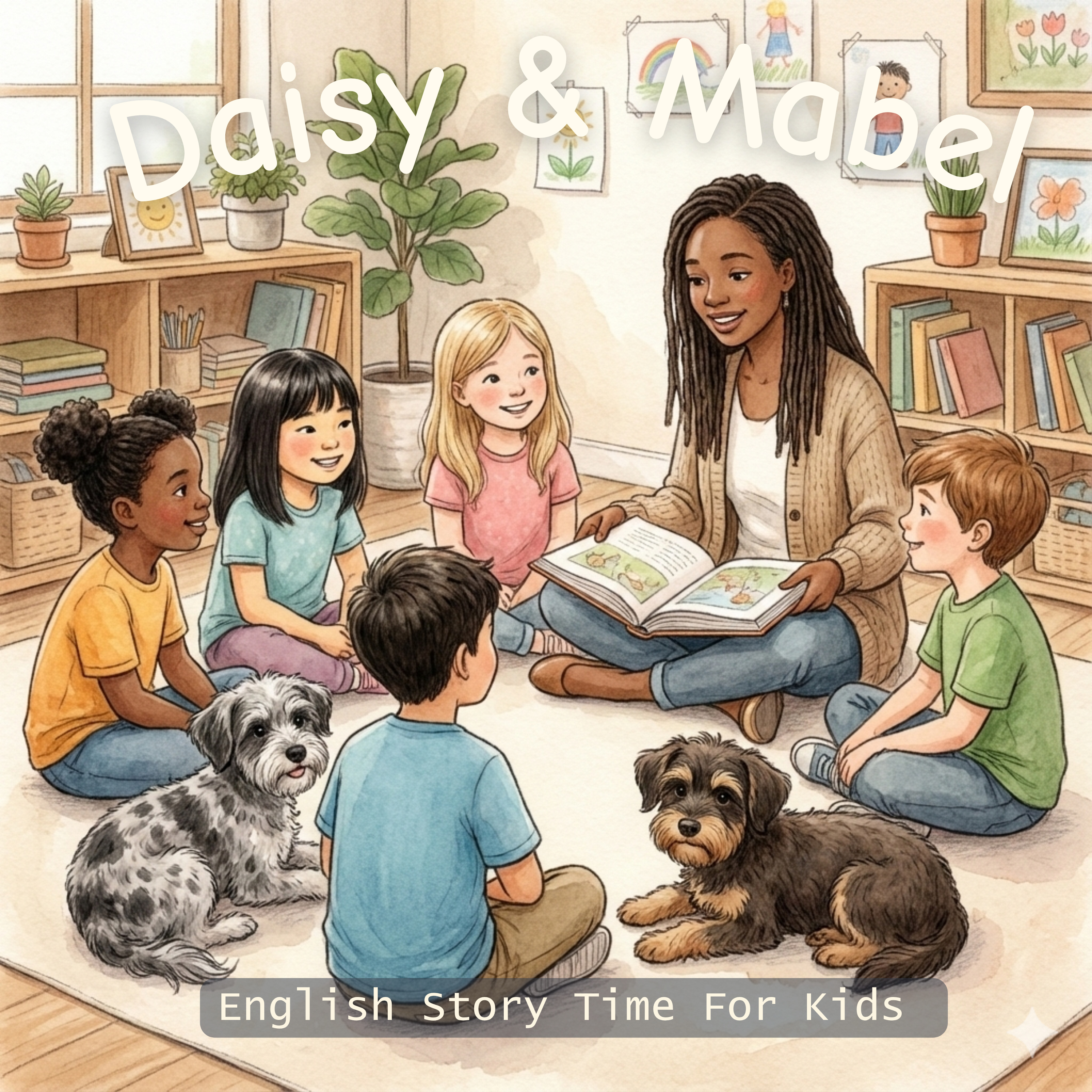 Daisy & Mabel – English Story Time for Kids podcast artwork