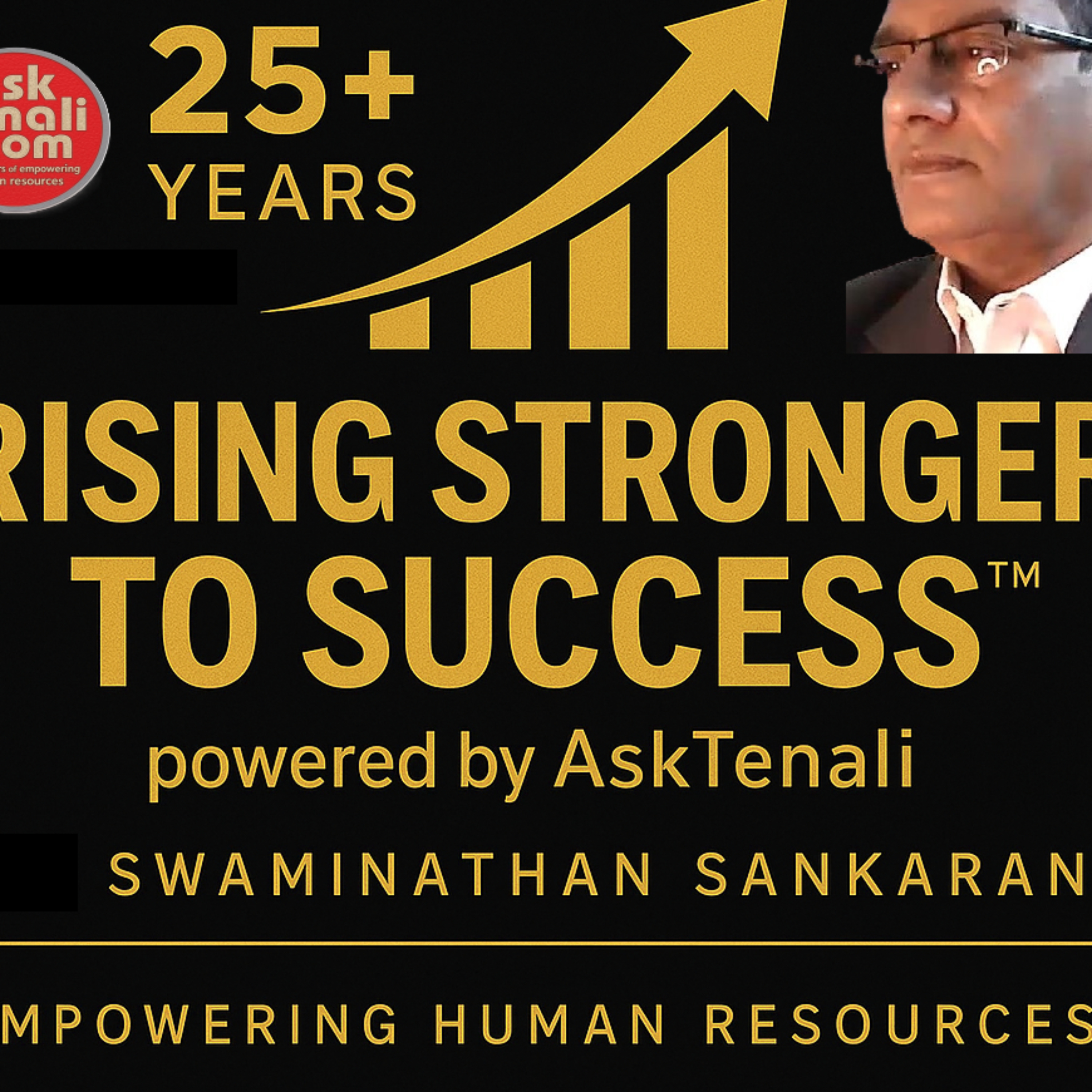 Rising Stronger to Success™ powered by Asktenali Motivational Speaker Swaminathan Sankaran