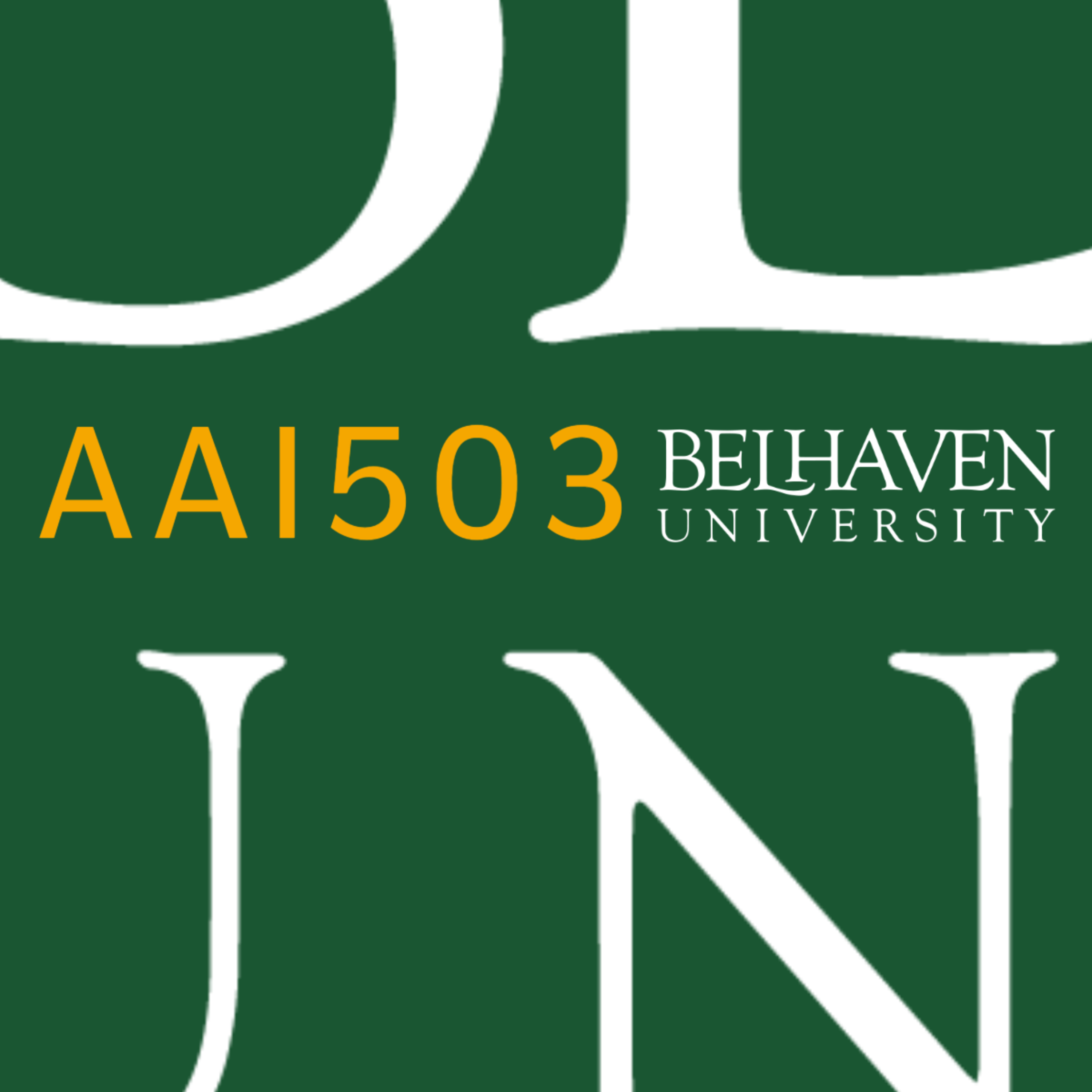AAI503 - Belhaven University Lectures podcast artwork
