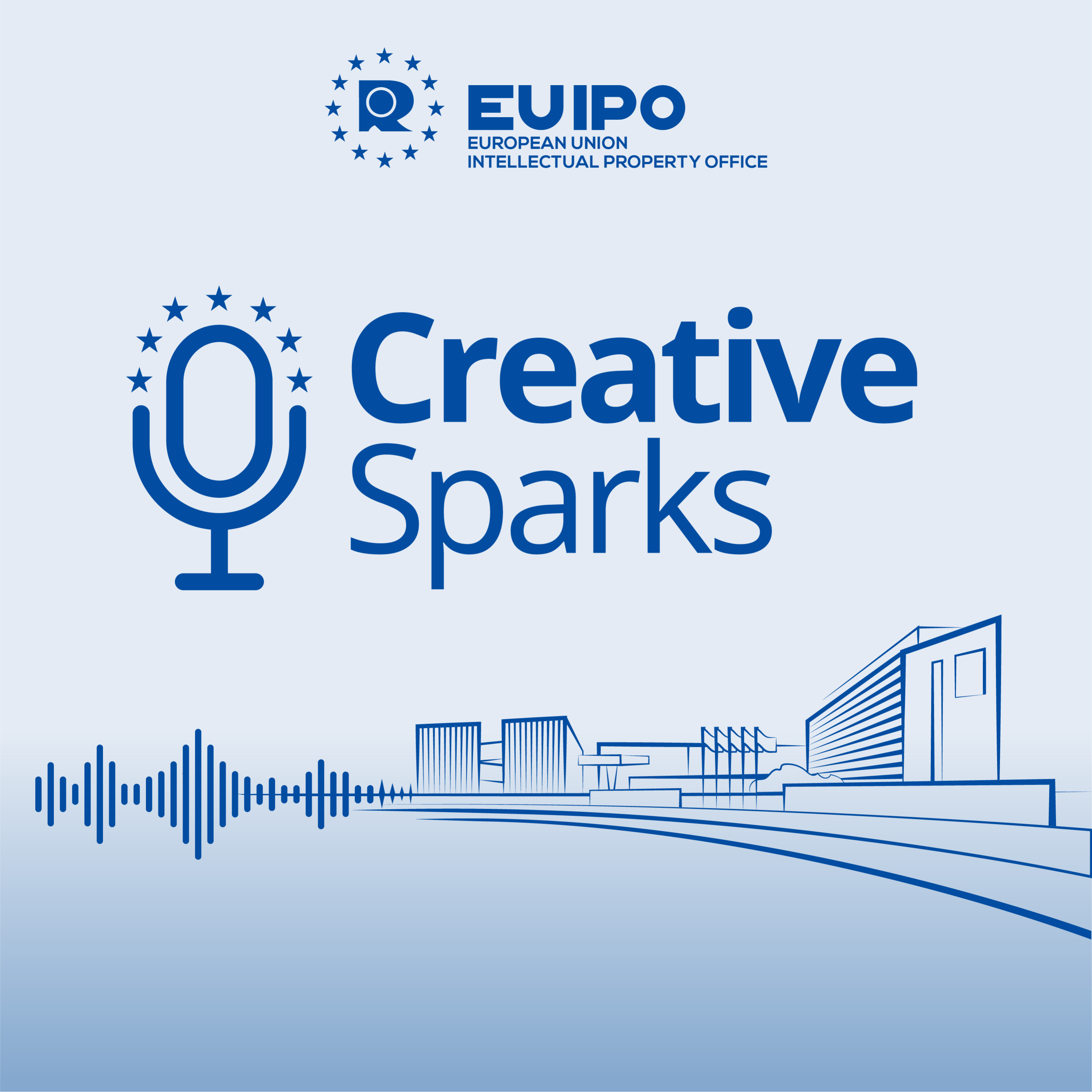 Creative Sparks. From inspiration to innovation podcast artwork