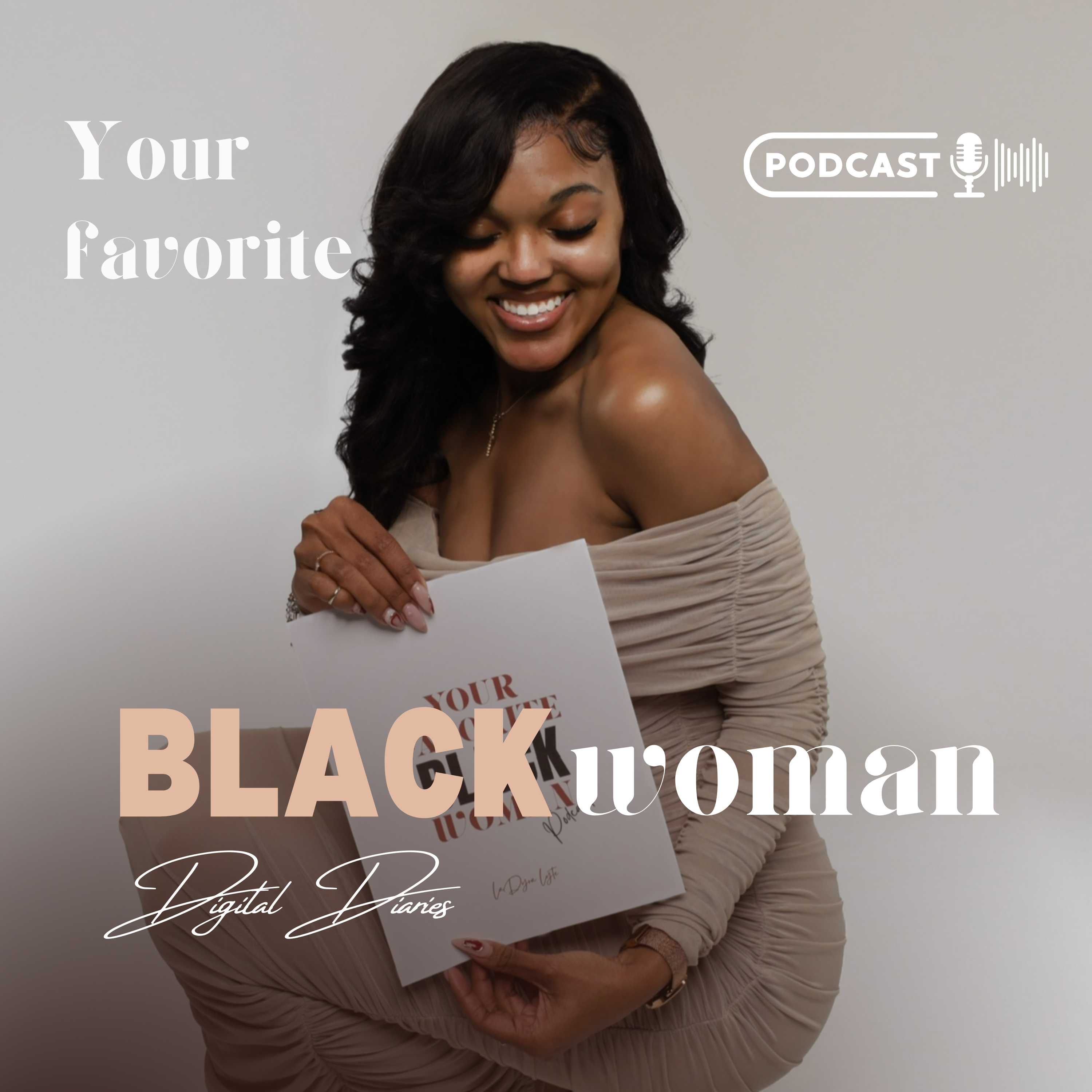 Your favorite Black woman podcast artwork