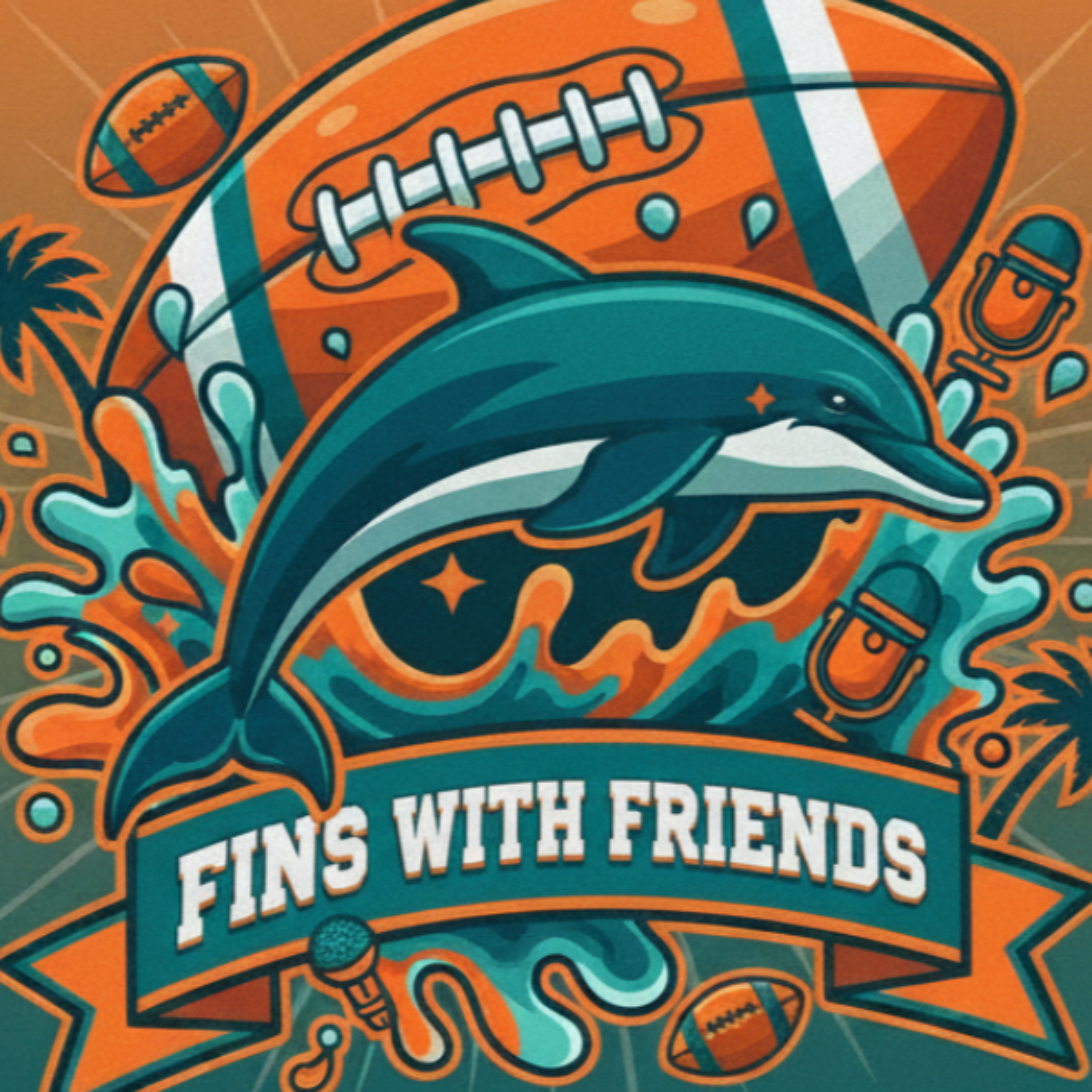 Fins With Friends podcast artwork