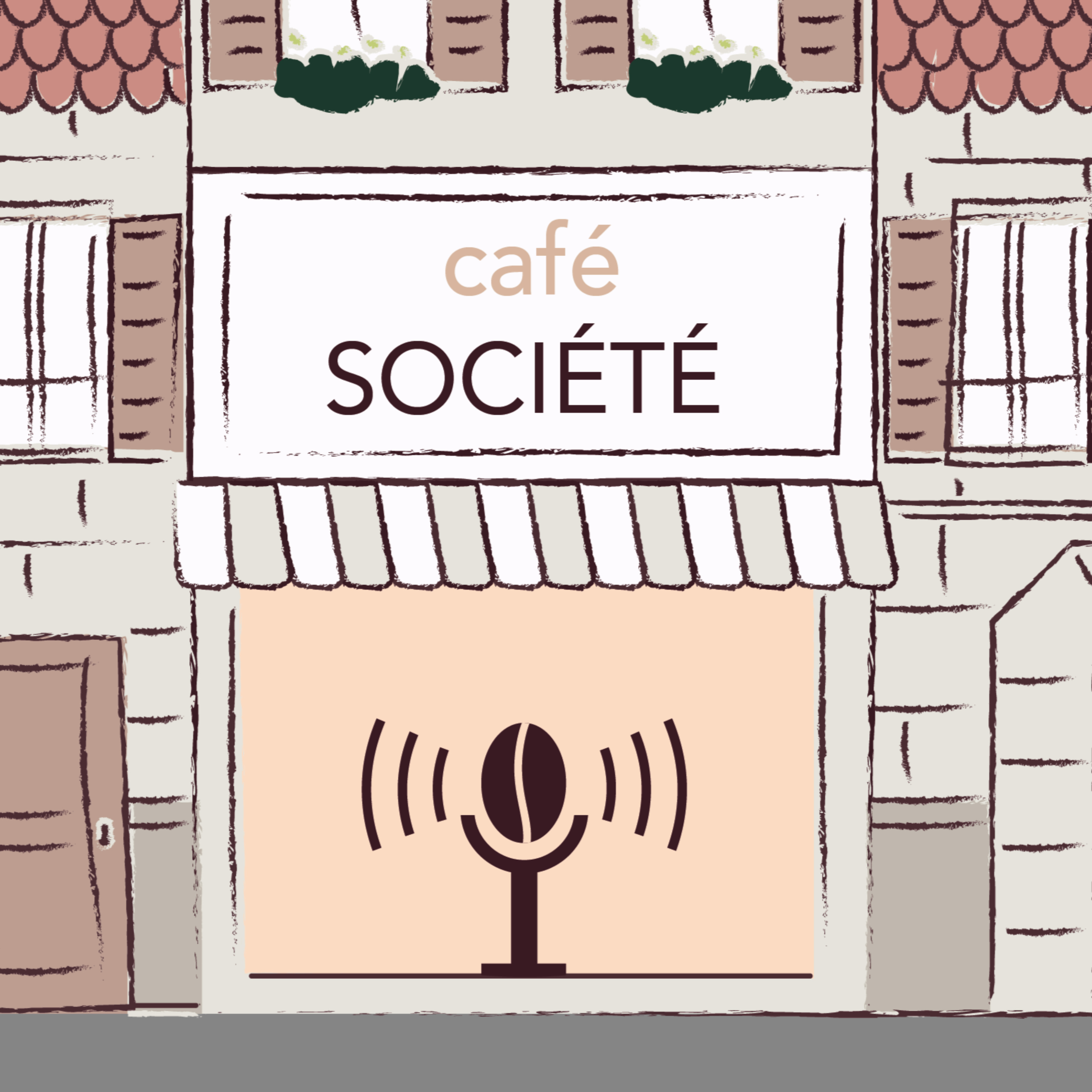 Logo of the podcast Café société Podcast Café société