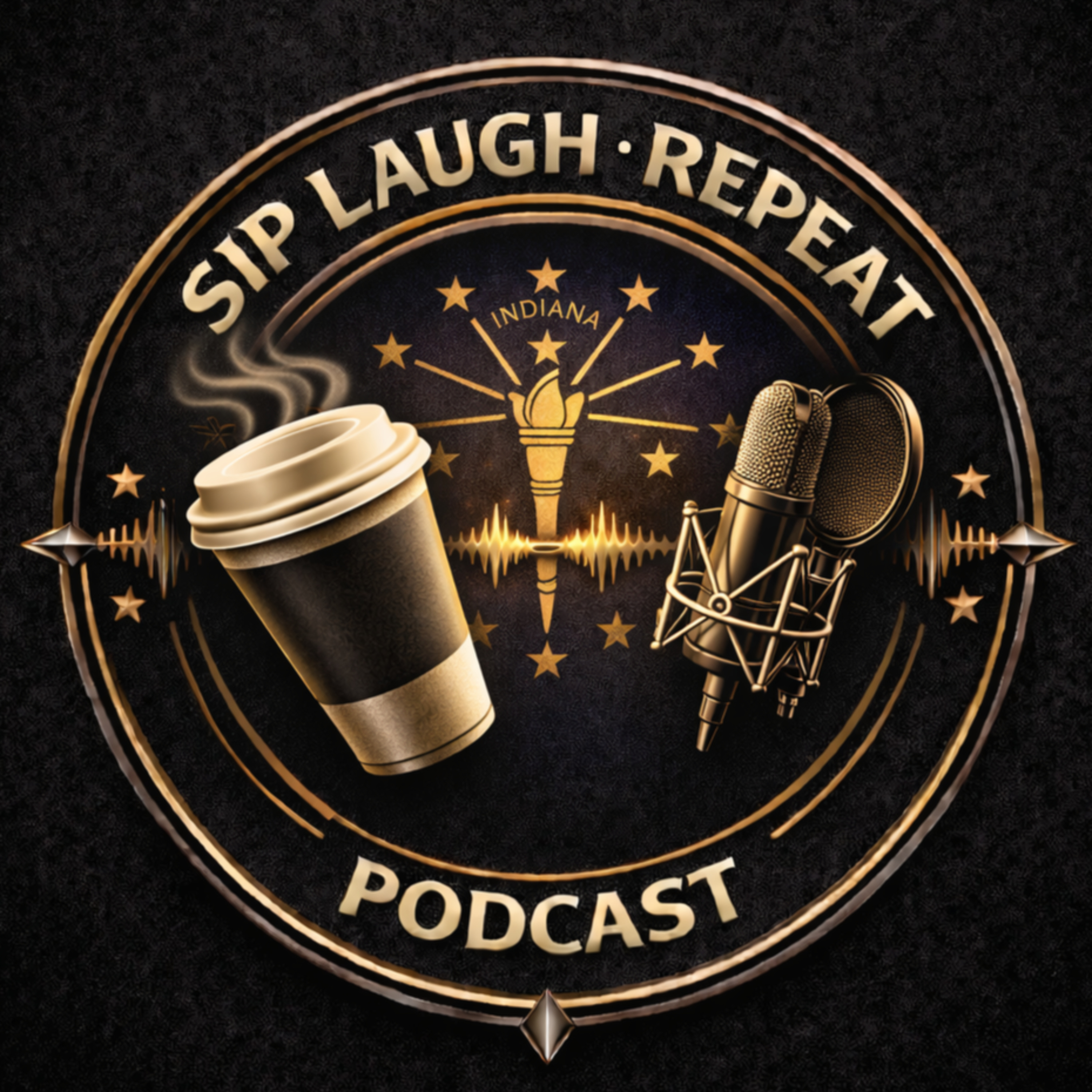 Sip, Laugh, Repeat podcast artwork