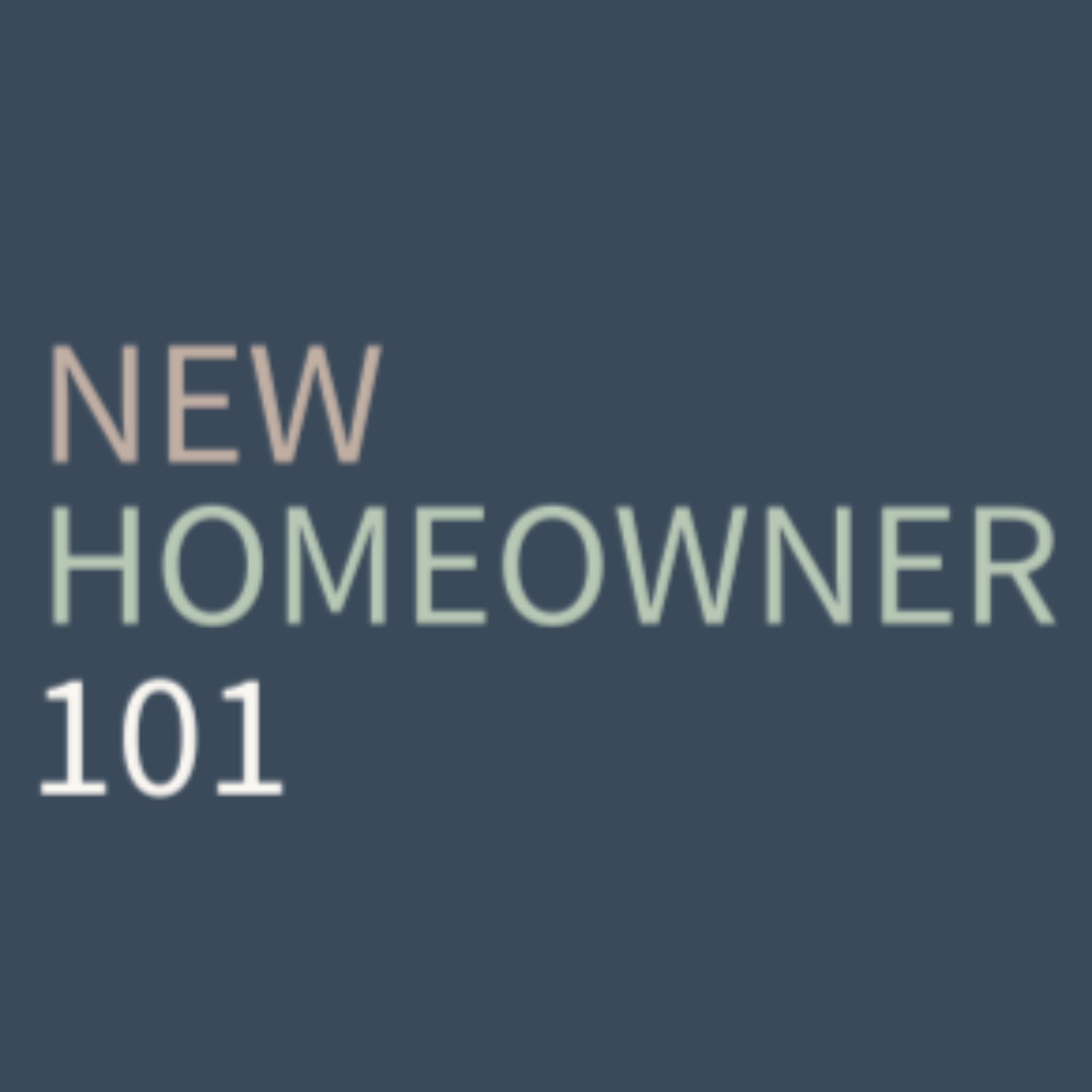 New Homeowner 101 cover art