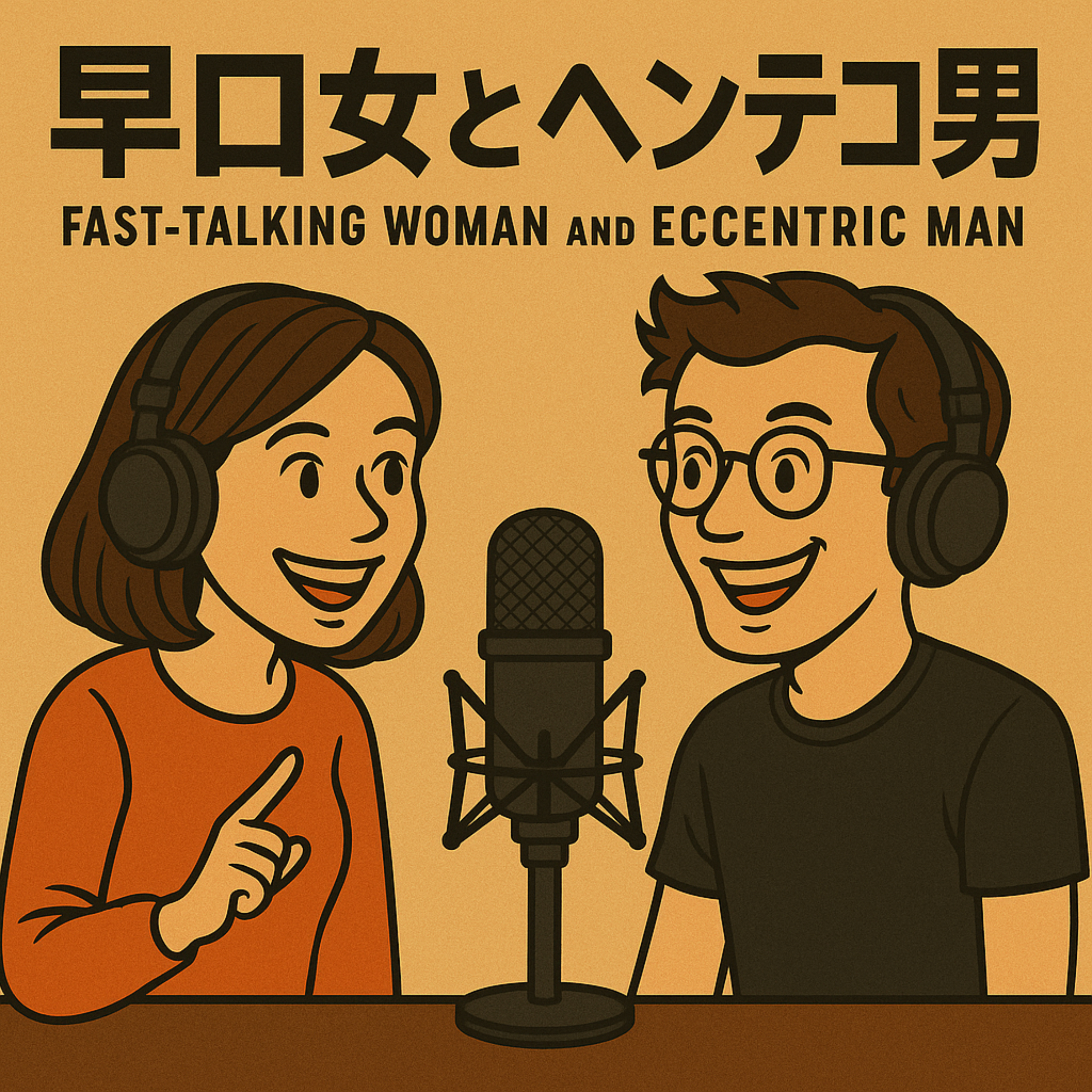 早口女とヘンテコ男