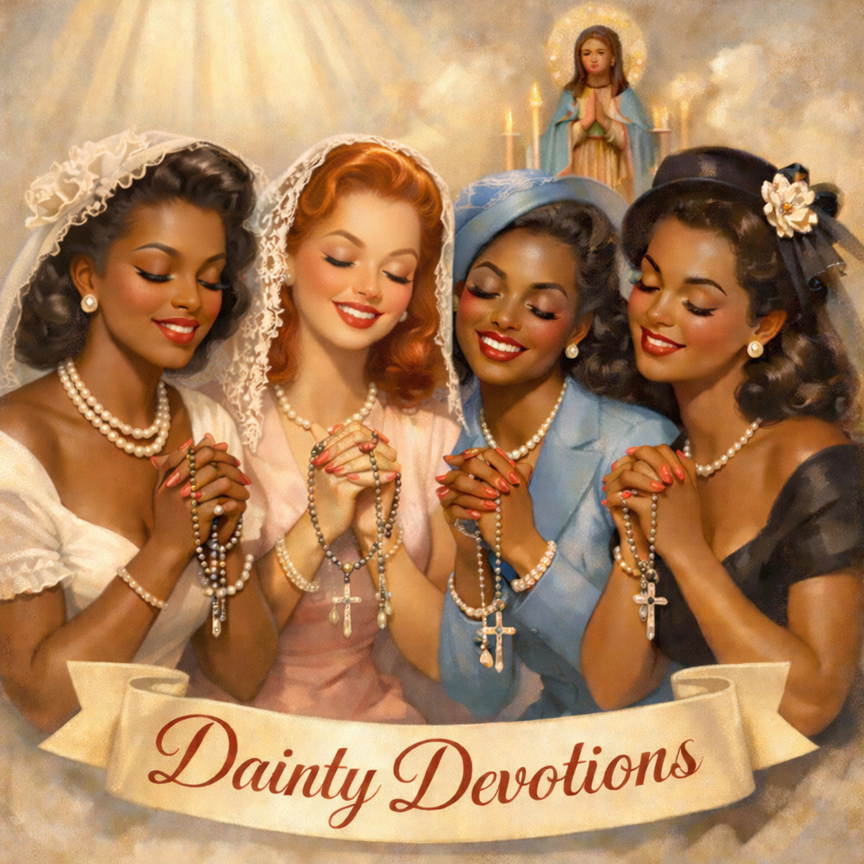 Dainty Devotions Holy Rosary Podcast cover art