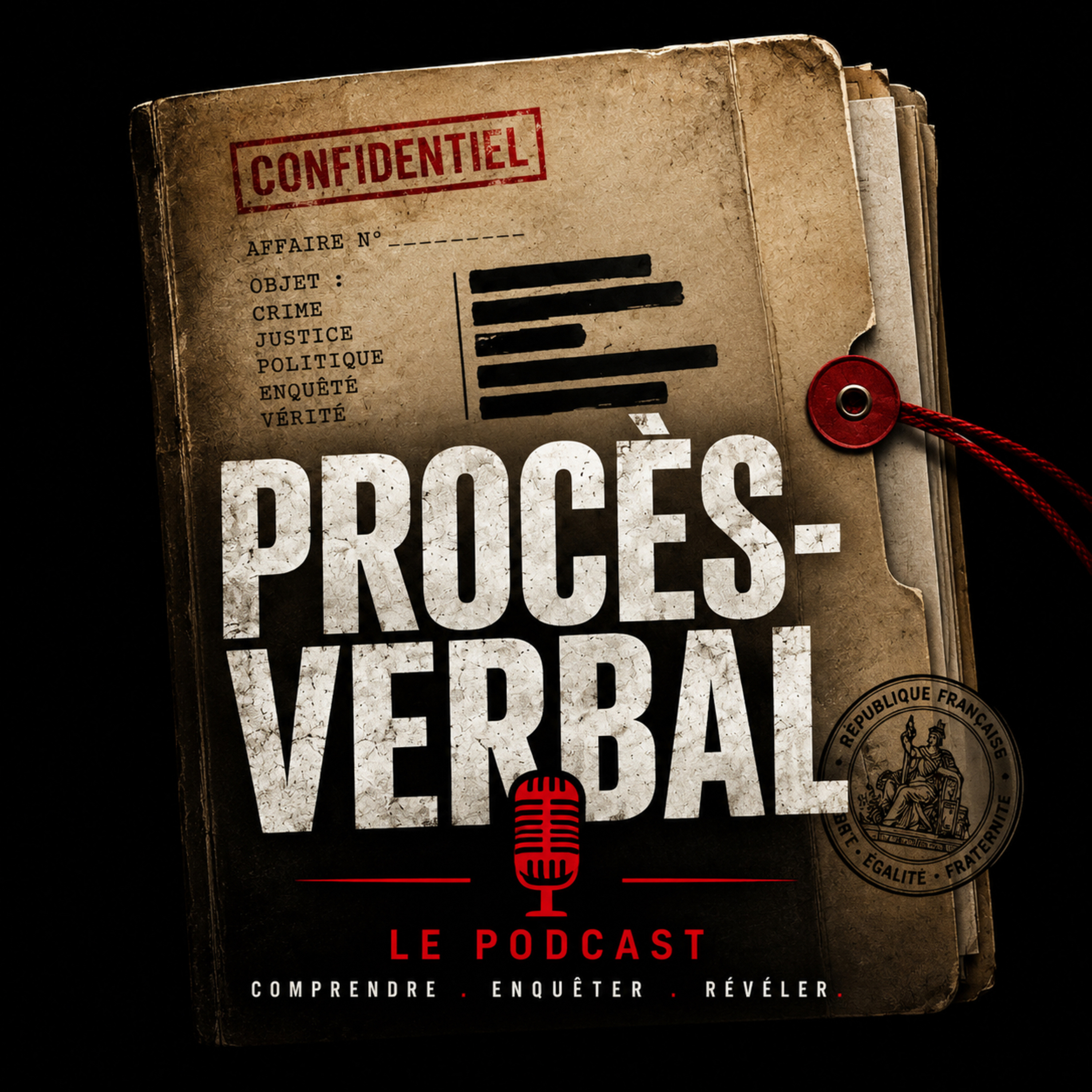 Illustration du podcast Procès-Verbal | True Crime, Justice et Enquêtes
