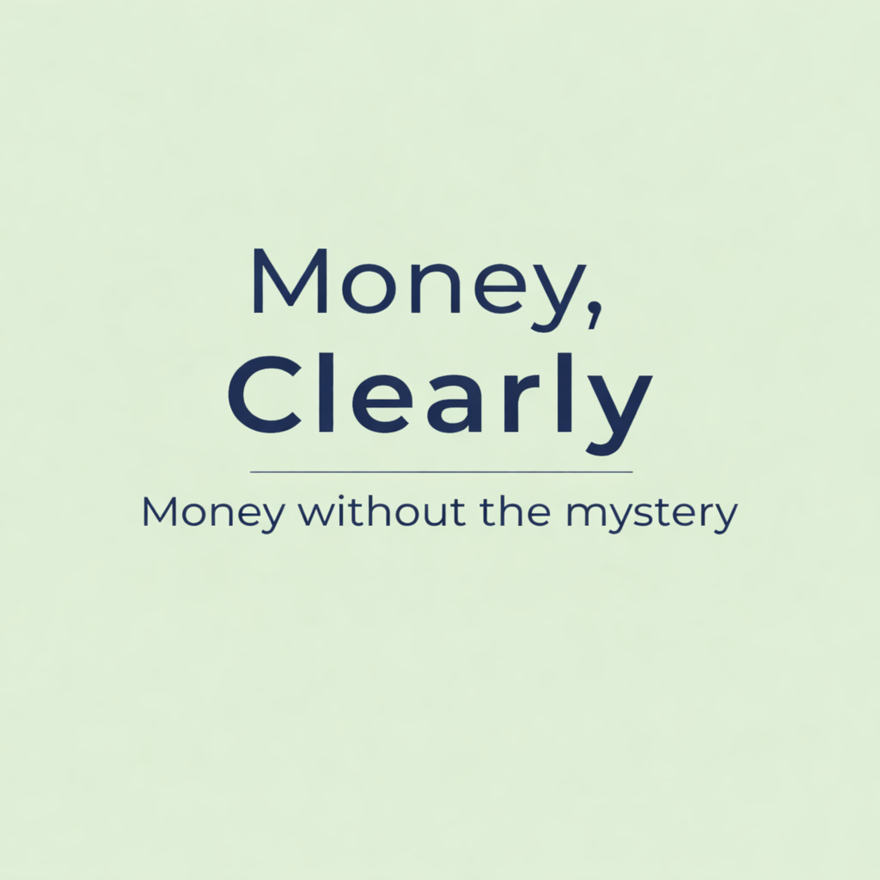 Money, Clearly podcast artwork