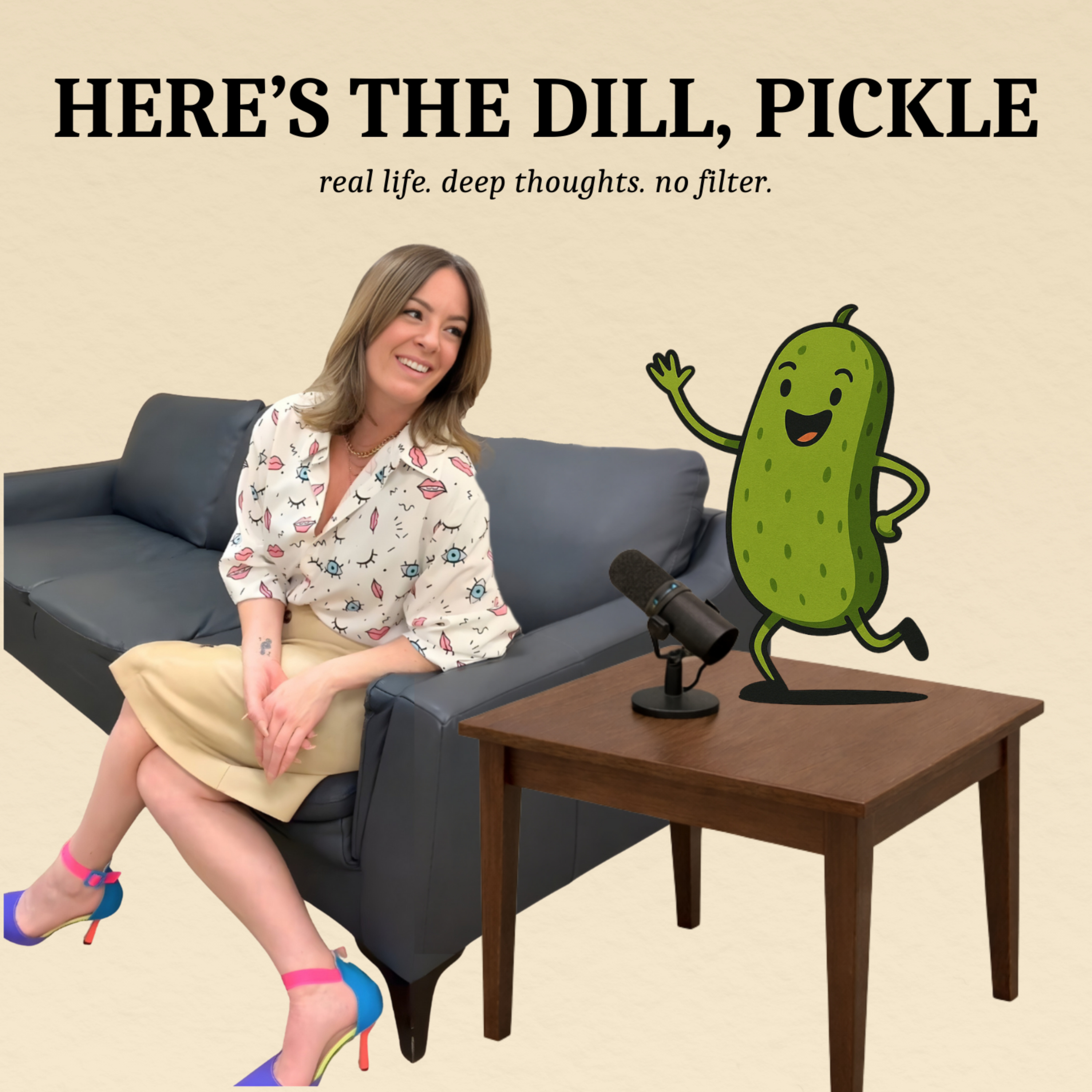 here's the dill, pickle podcast artwork
