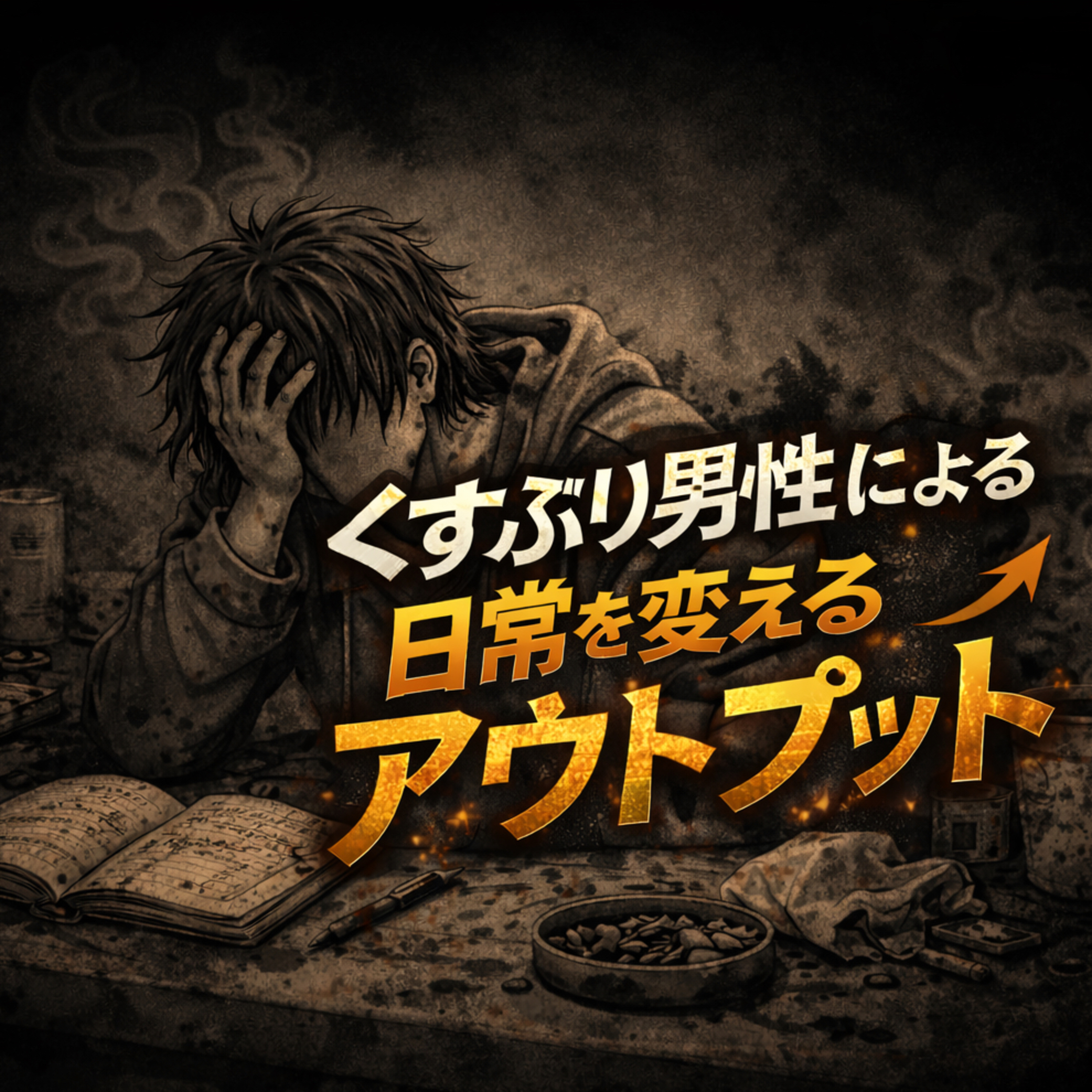 くすぶり男性による日常を変えるアウトプット
