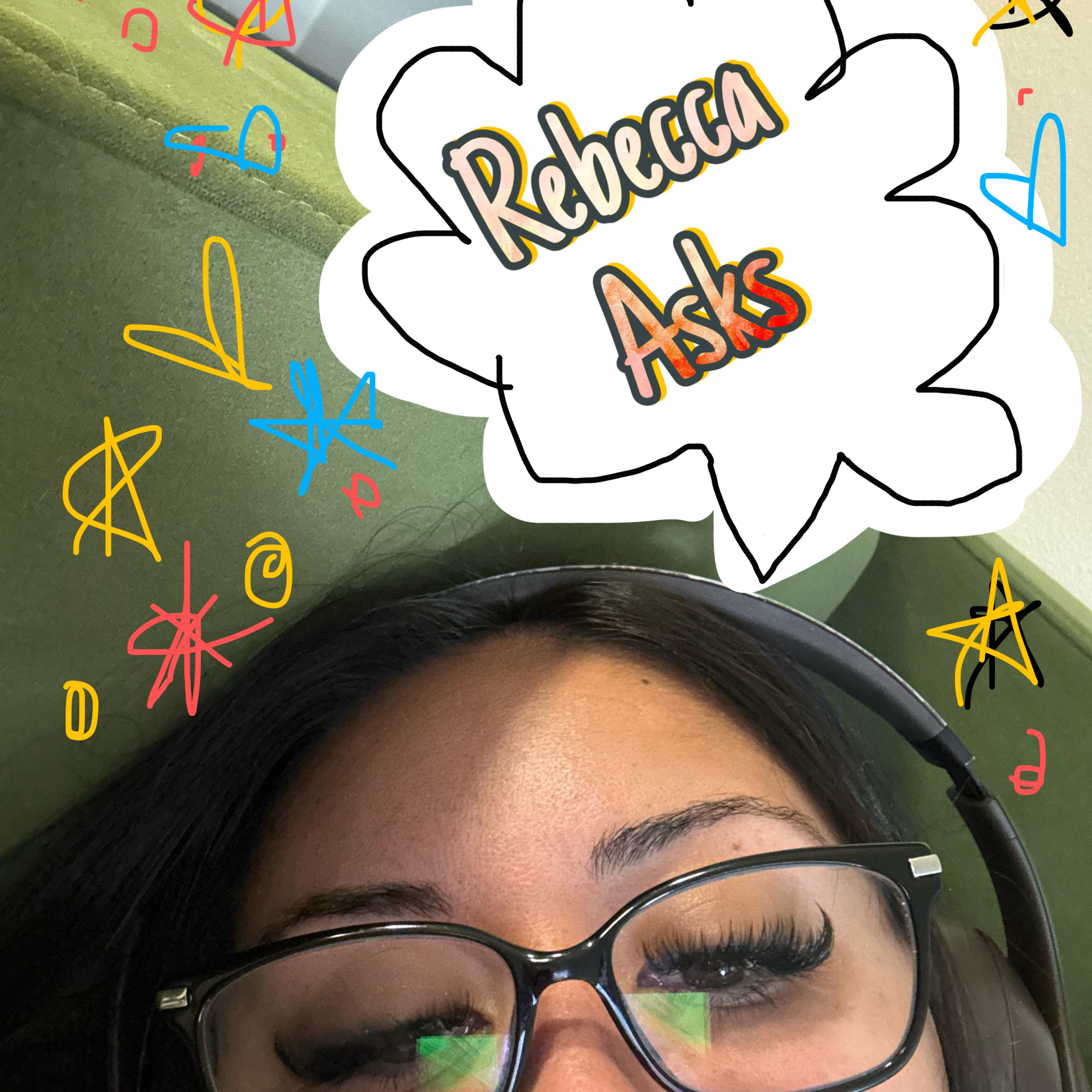 Rebecca Asks podcast artwork