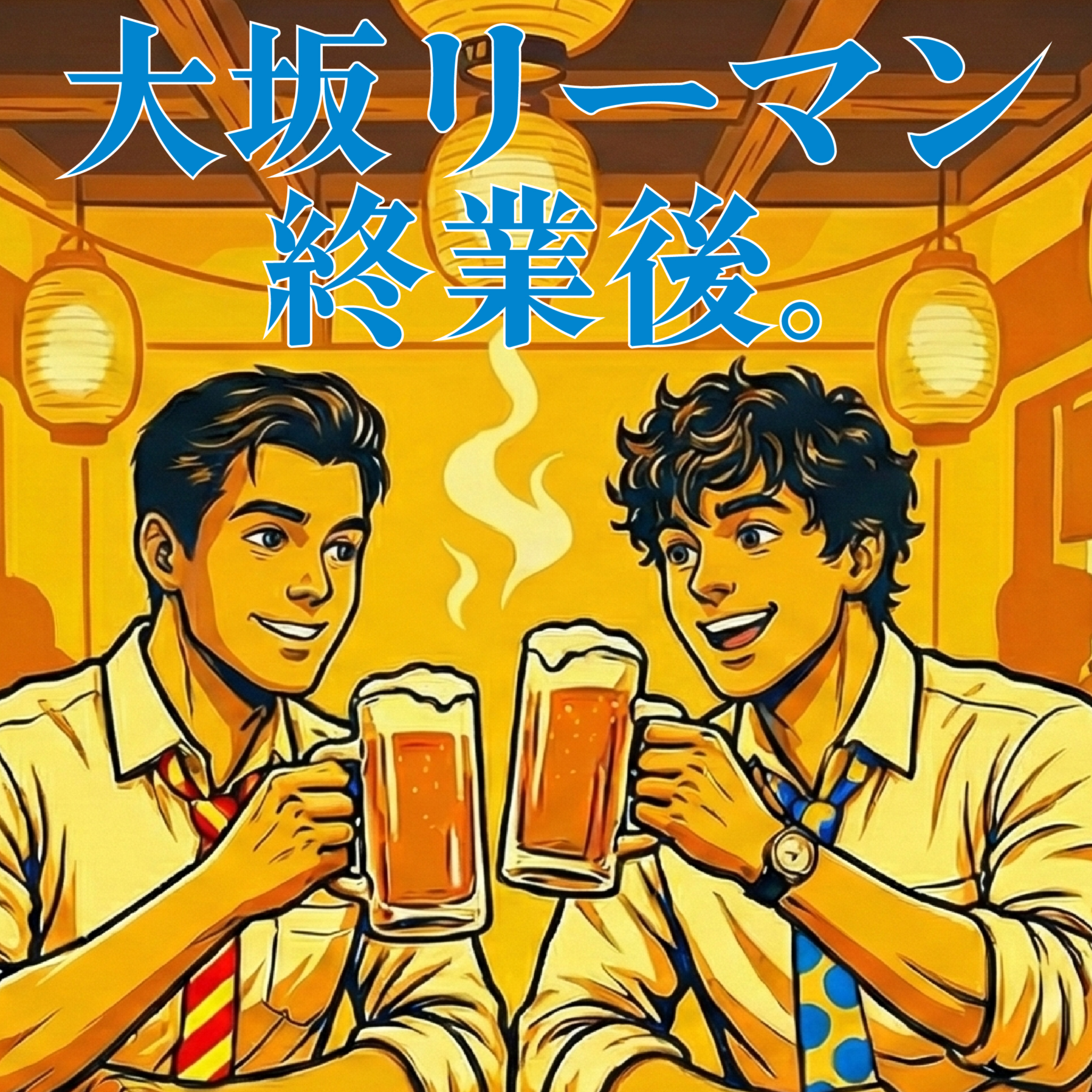 大阪リーマン、終業後。