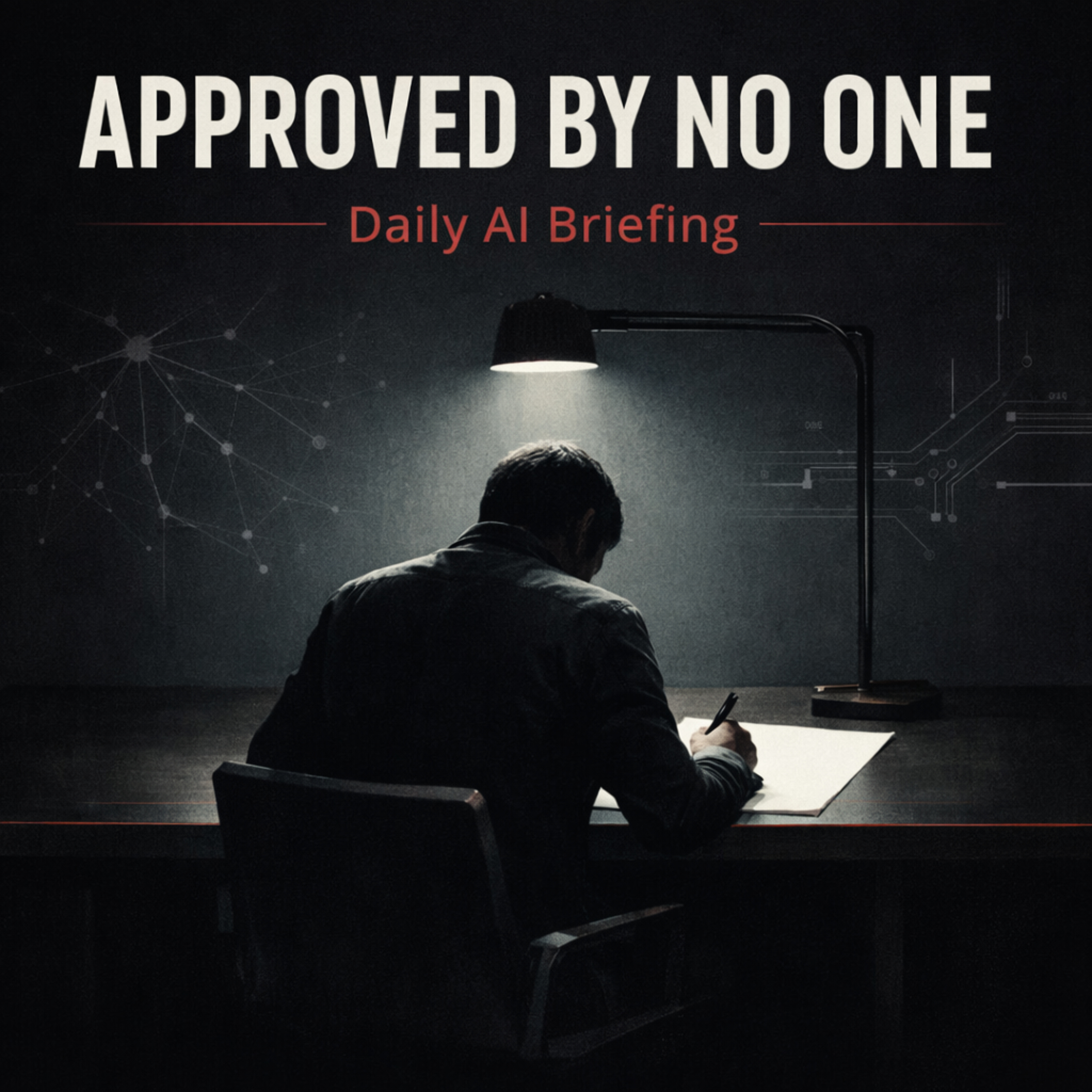 Approved by No One – Daily AI Briefing podcast artwork