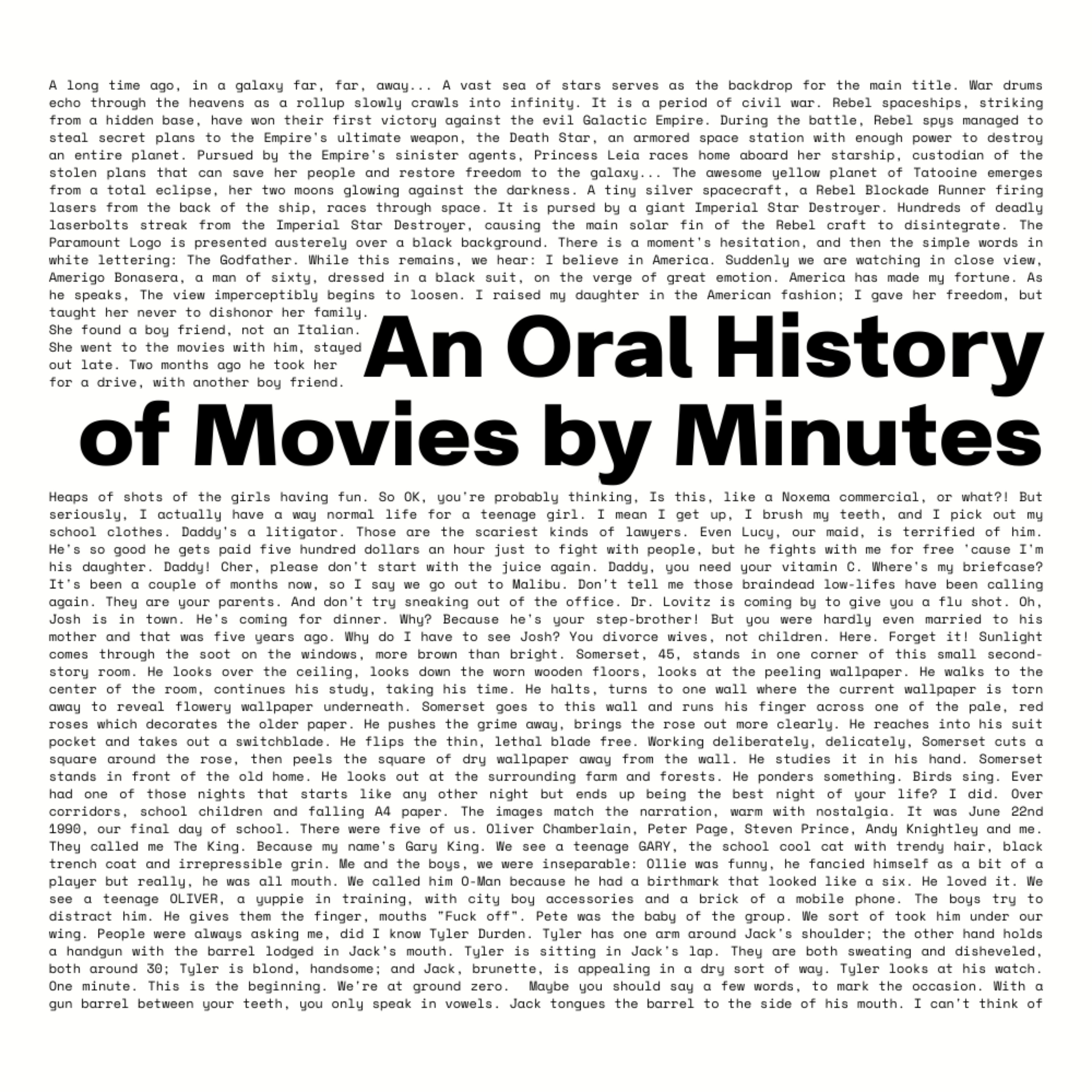 Oral History of Movies by Minutes cover art