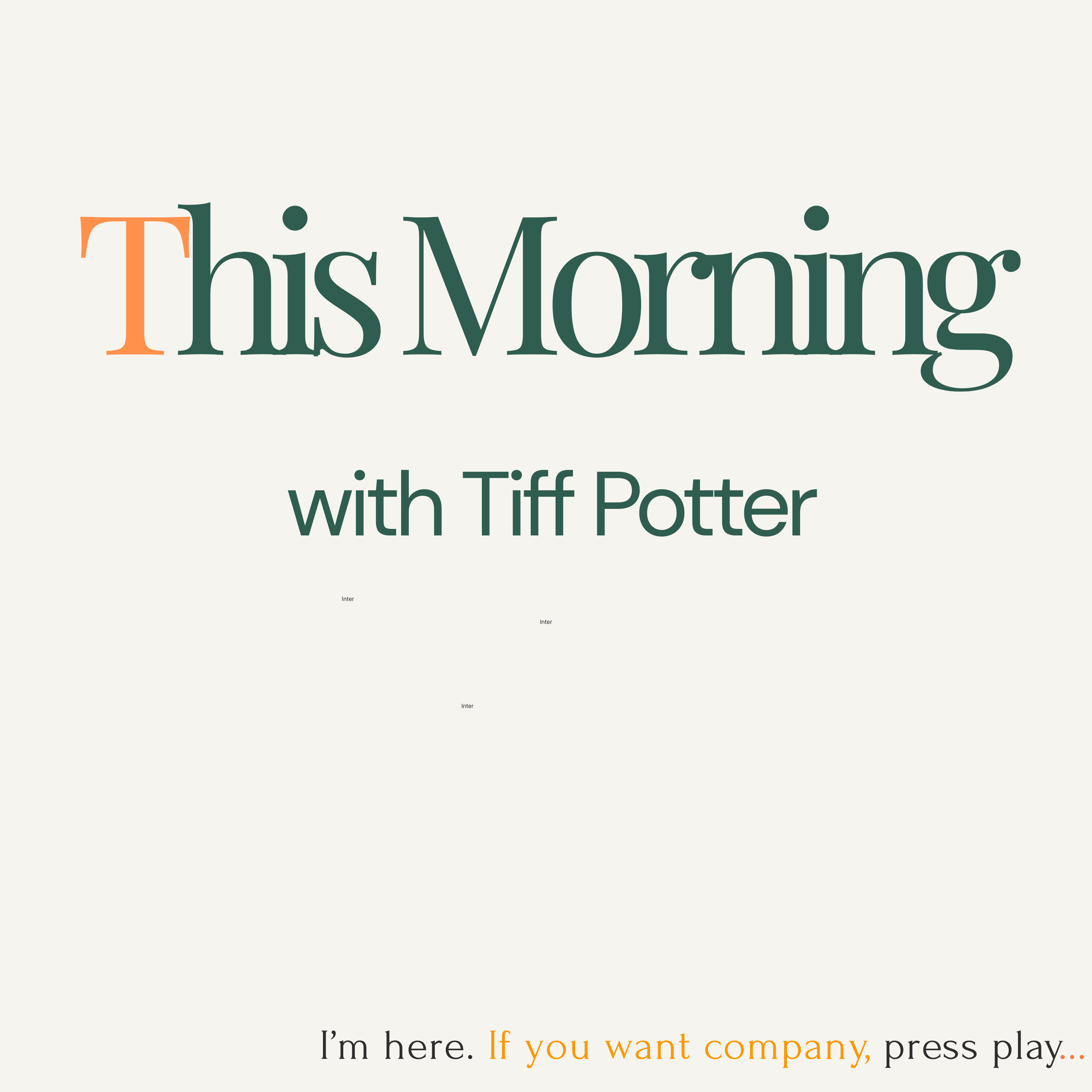 This Morning with Tiff Potter podcast artwork