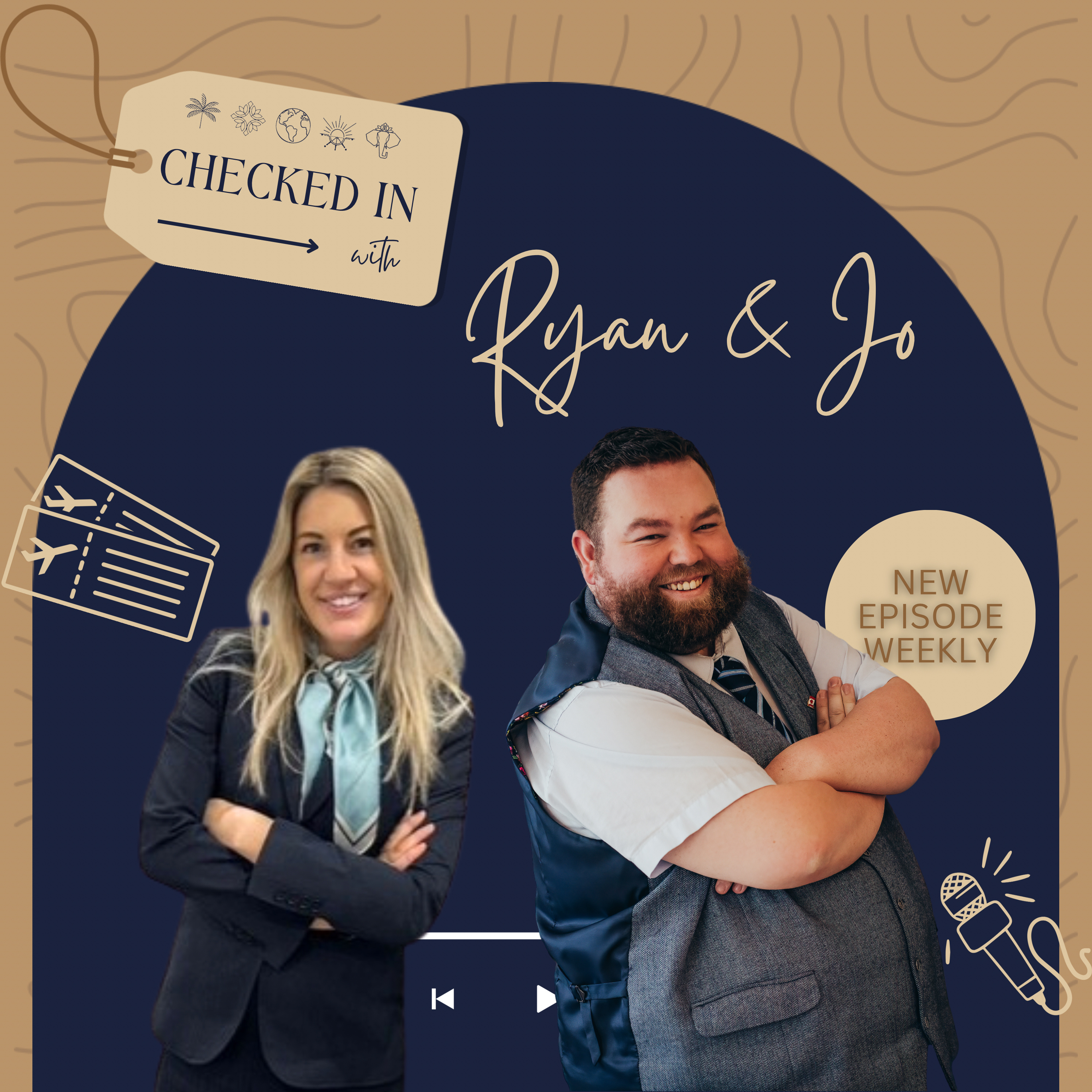 Checked in with Ryan and Jo