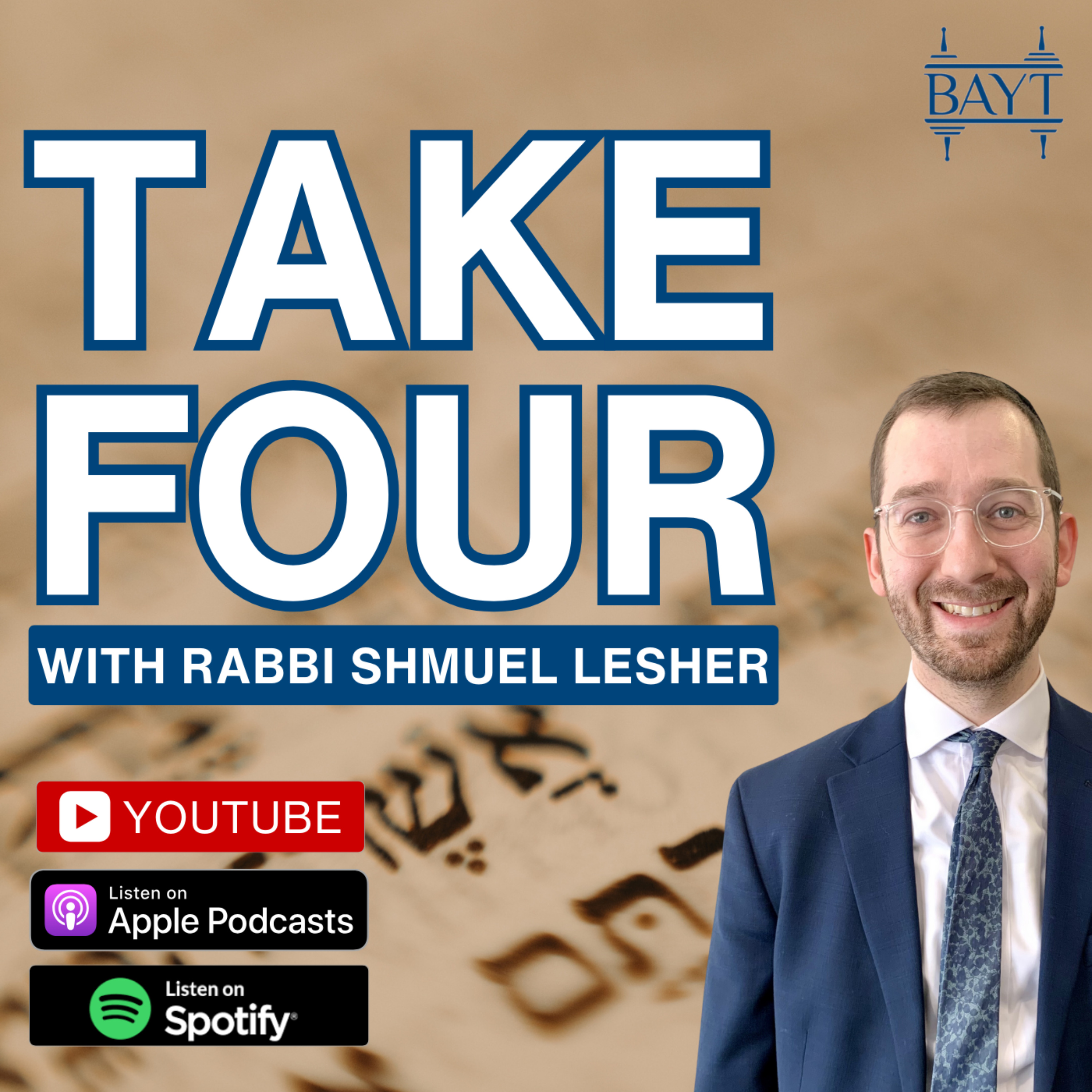 Take Four with Rabbi Lesher podcast artwork