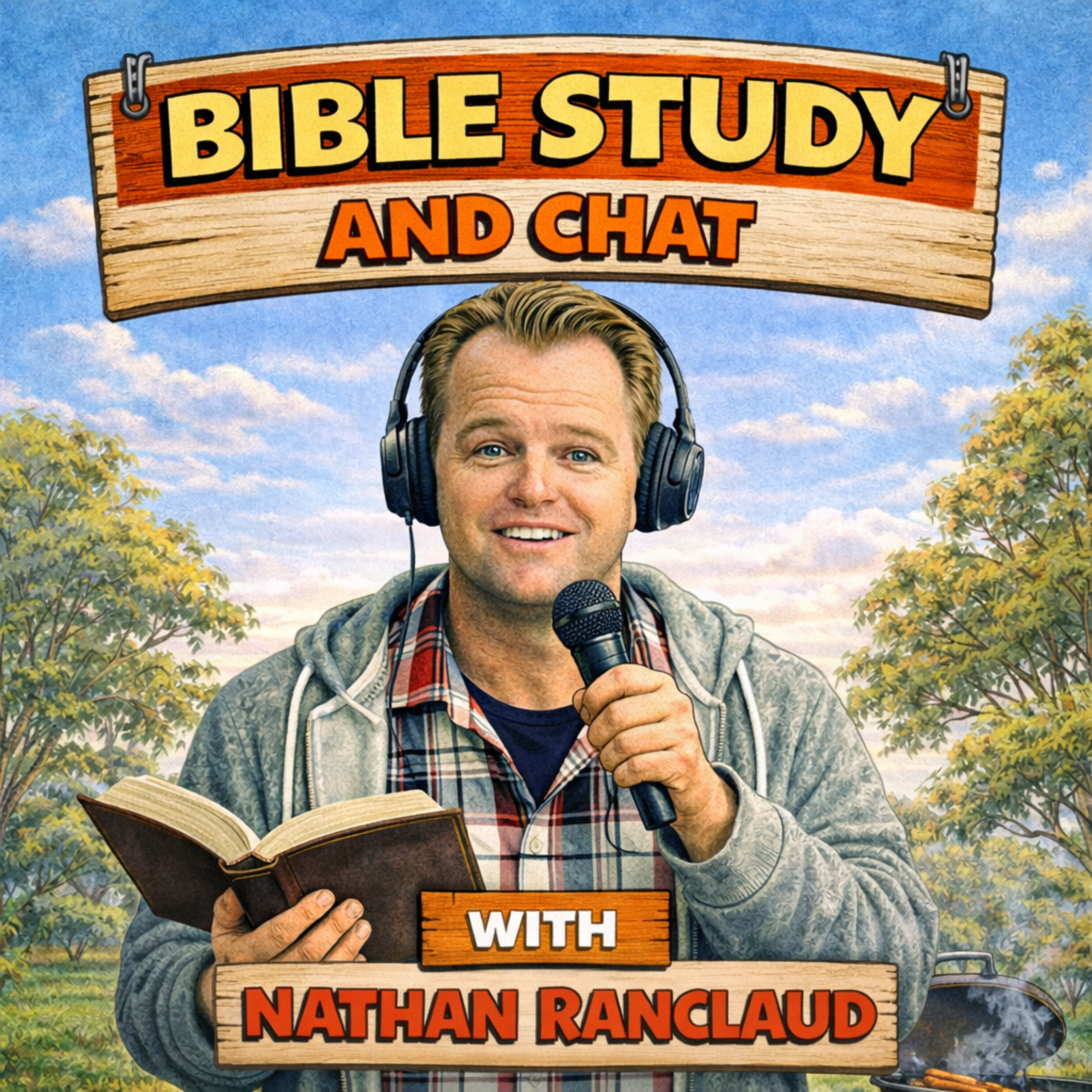 Small Group Bible Study with Christian Comedian Nathan Ranclaud - a bit o serious and a bit funny. podcast artwork