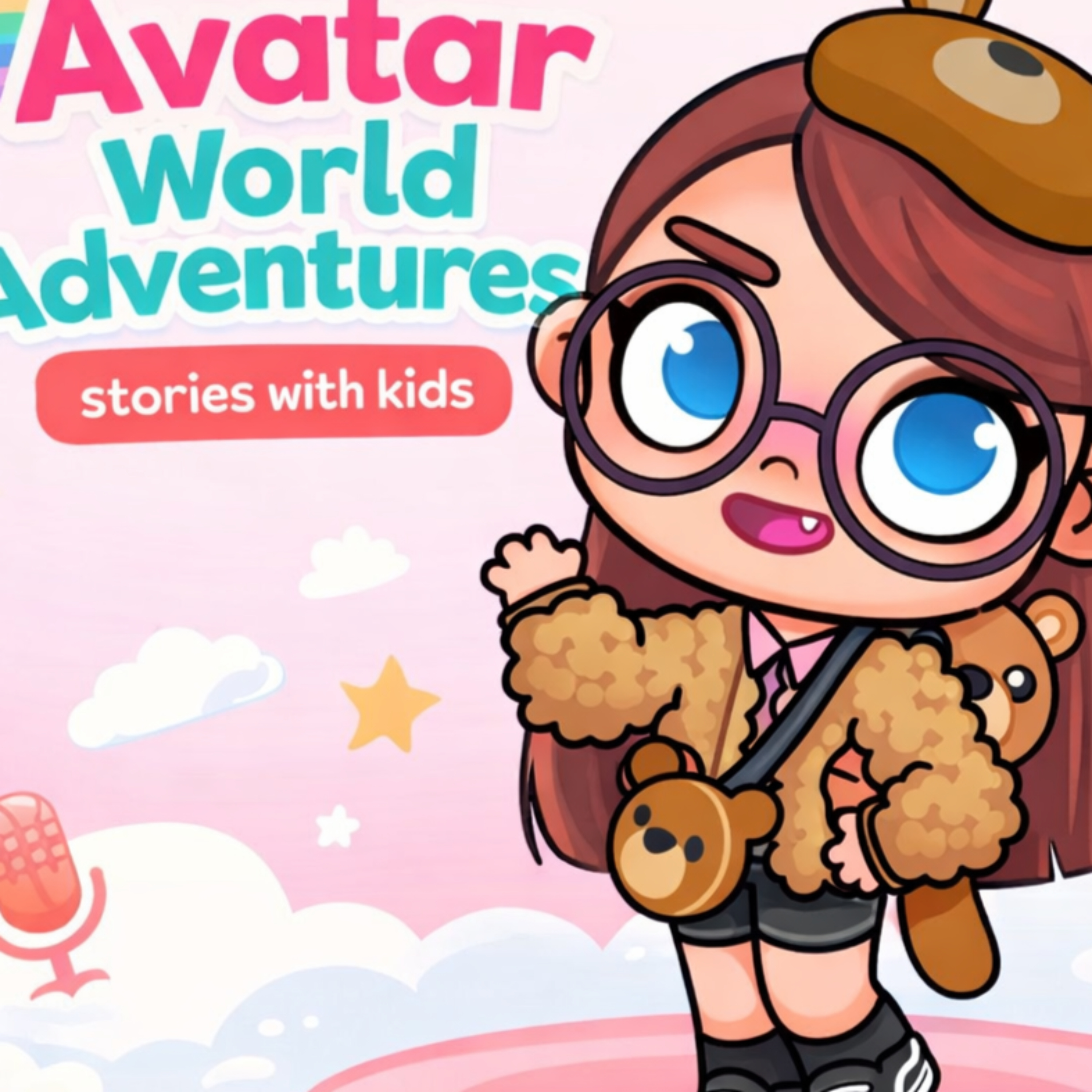 Emilia’s Avatar World Adventures stories with kids podcast artwork