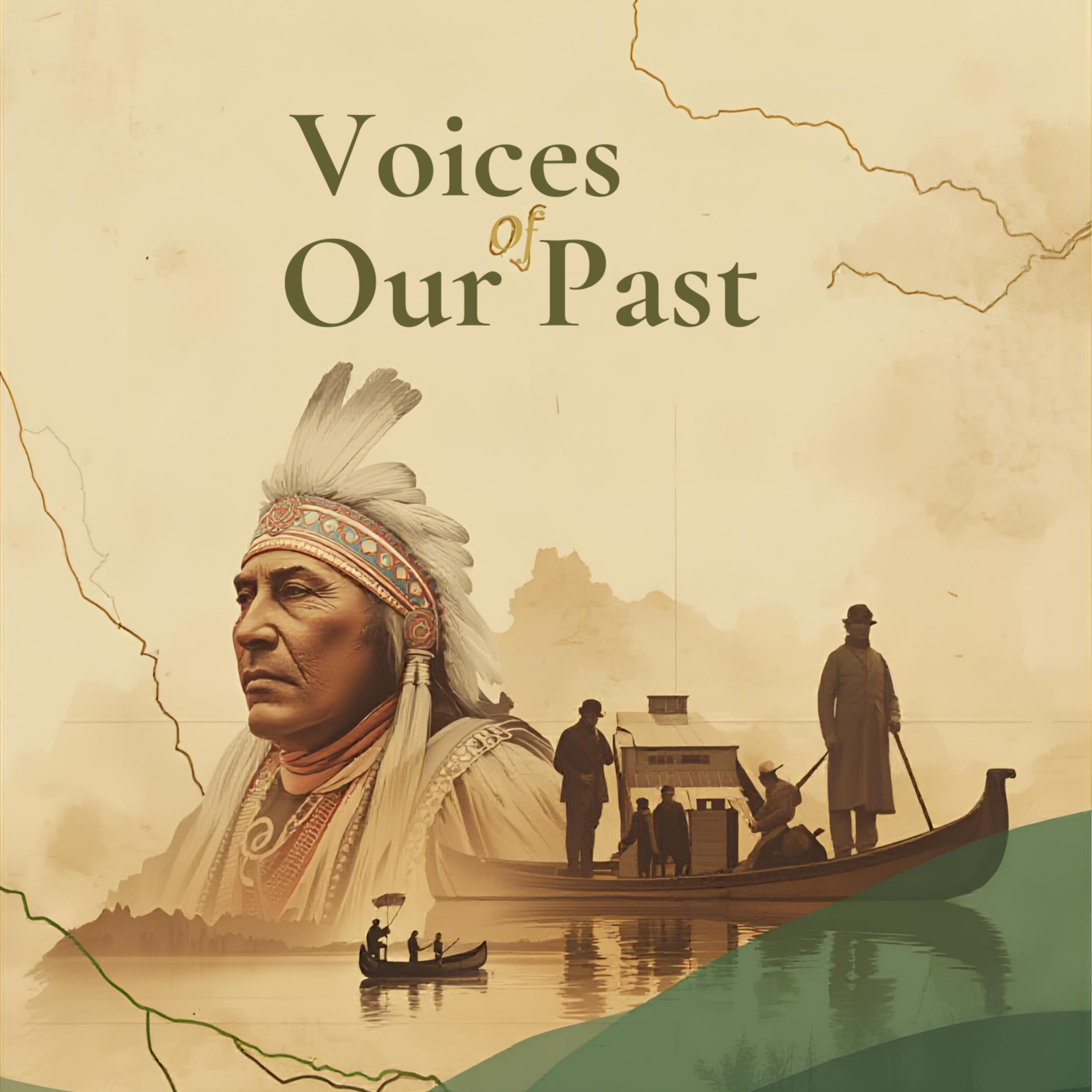 “Voices of Our Past: A Podcast Journey Through Canadian History” podcast artwork