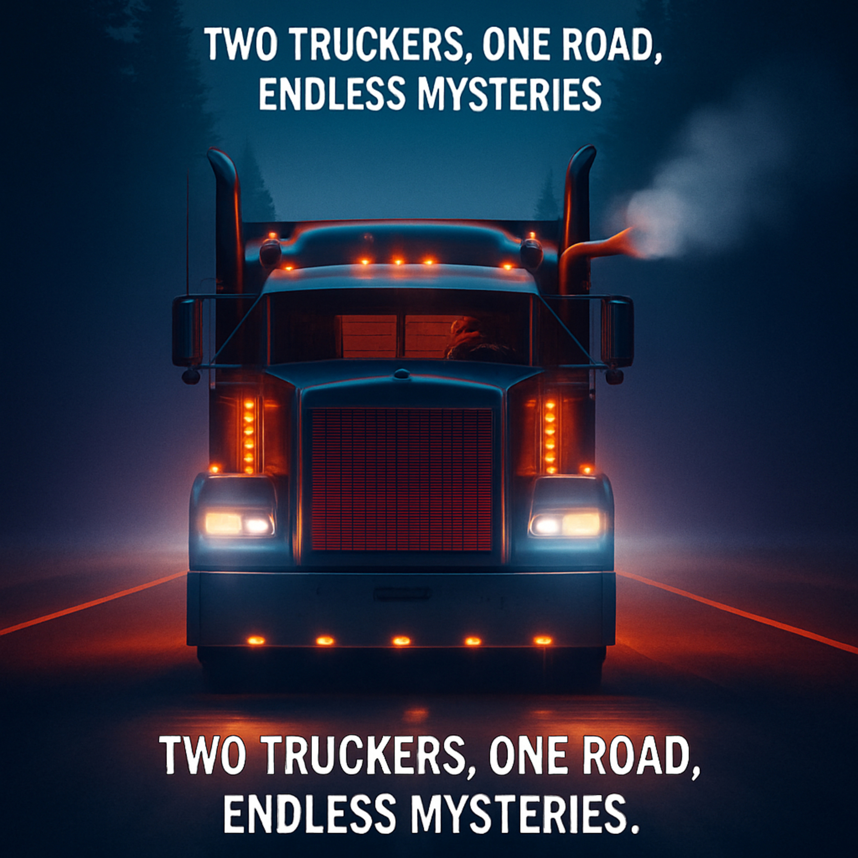 Voices from the road…2 truckerz 1 road endless mysteries podcast artwork
