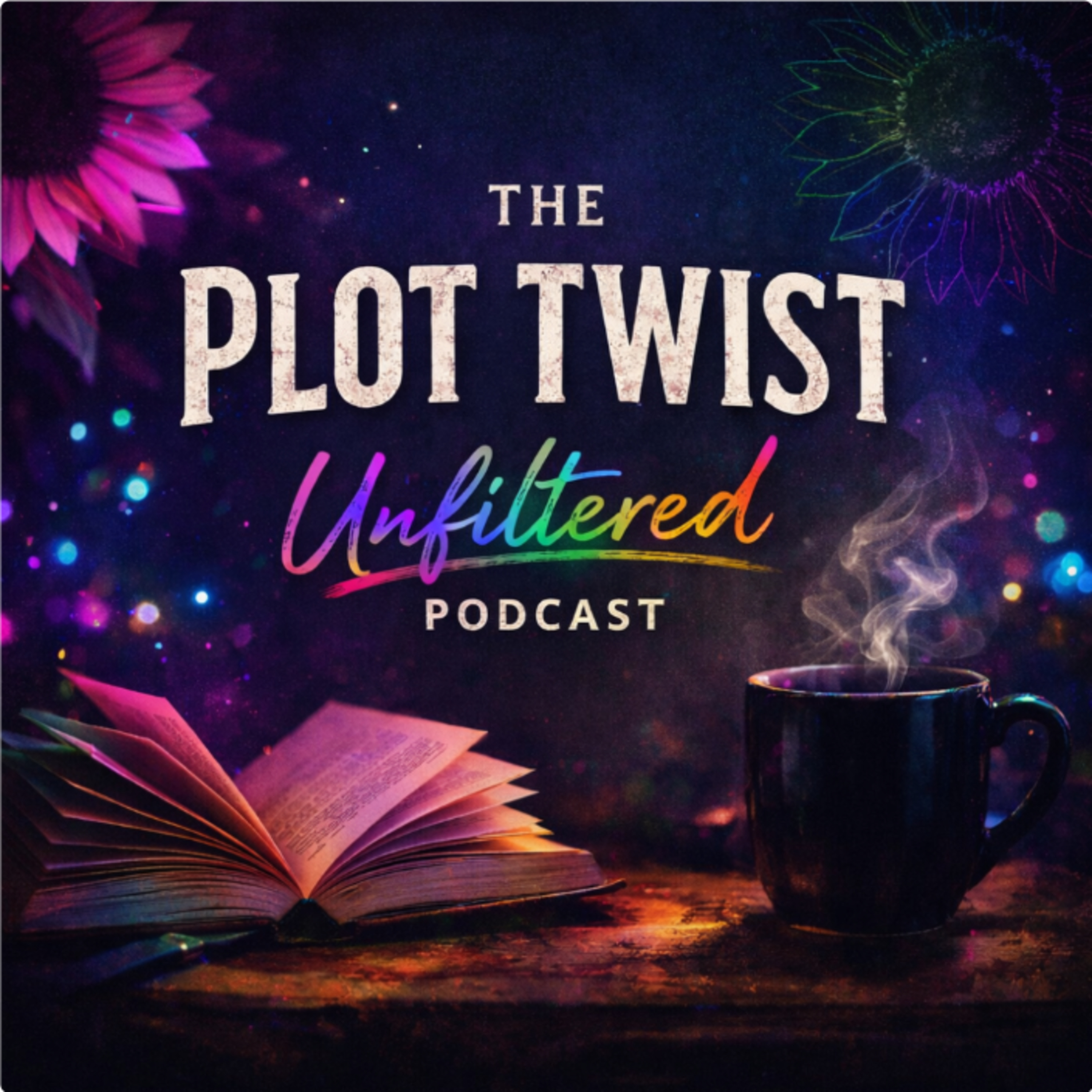 The plot twist unfiltered podcast artwork