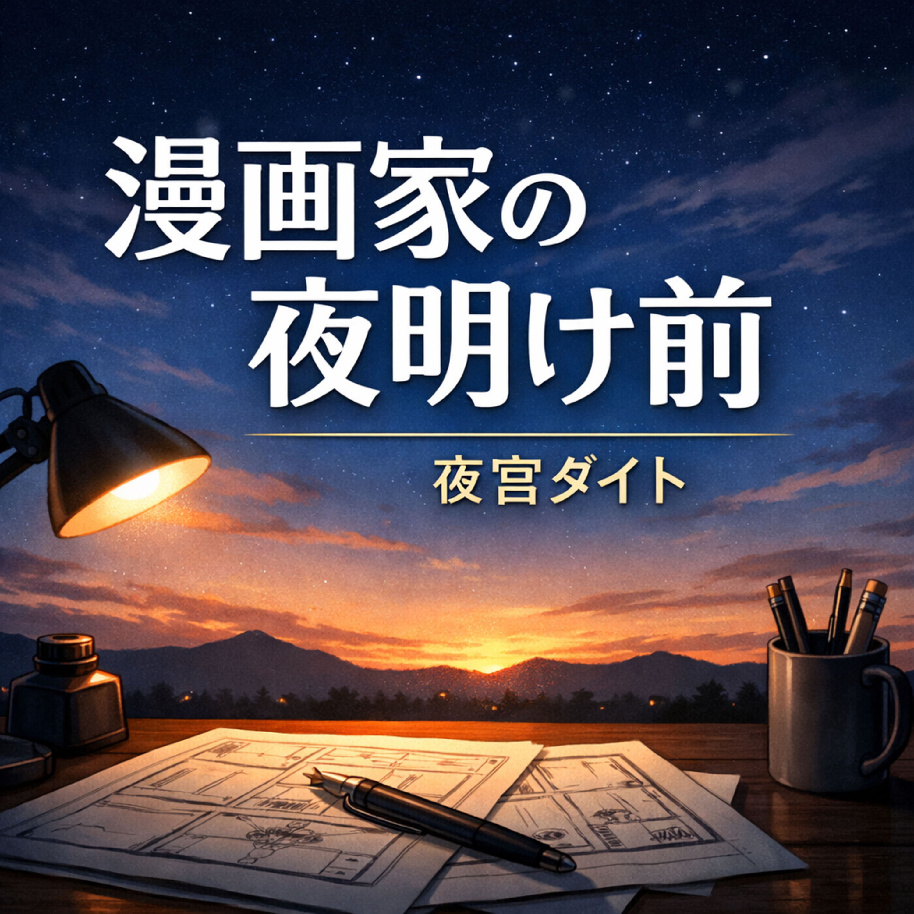 漫画家の夜明け前｜夜宮ダイト