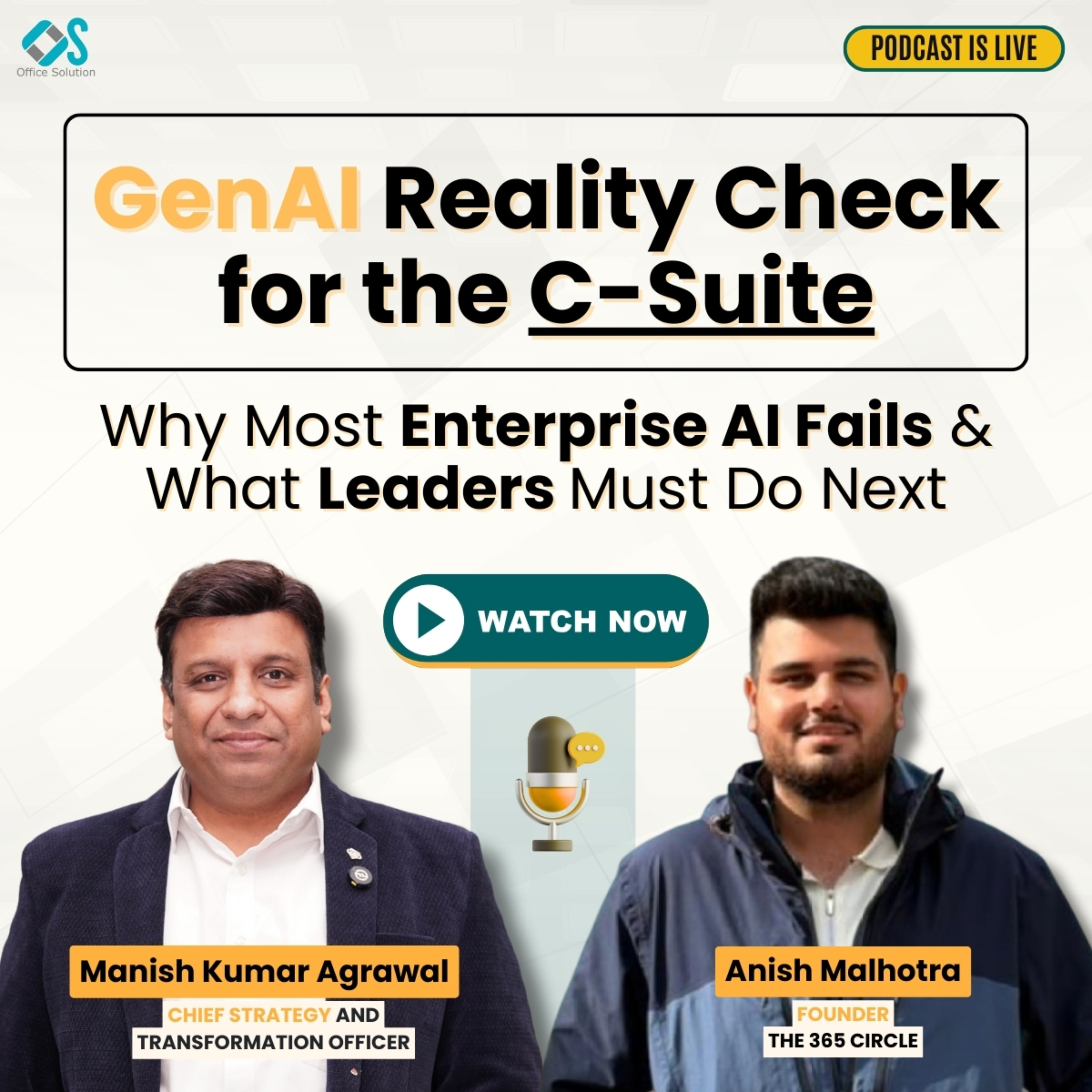 The GenAI Truth | Manish Kumar Agrawal Office Solution AI Labs |