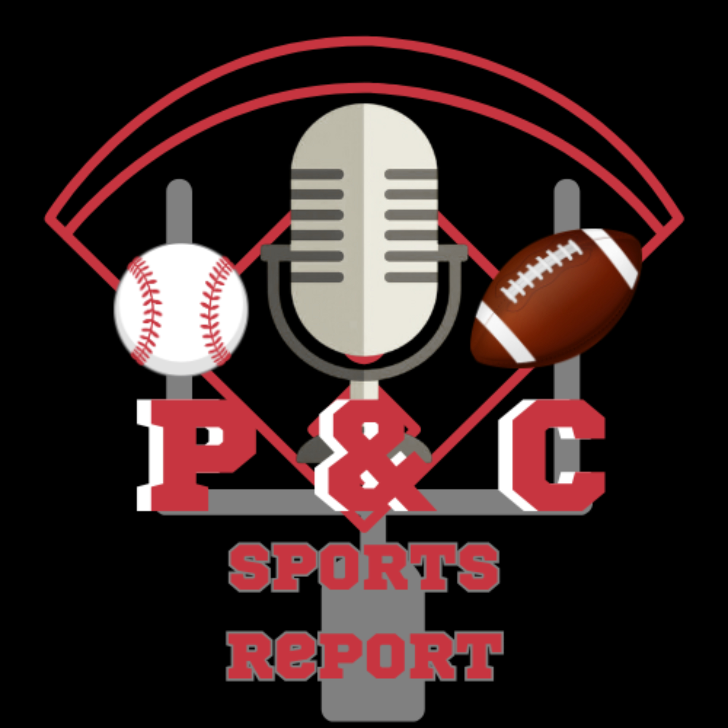 P and C Sports Report podcast artwork