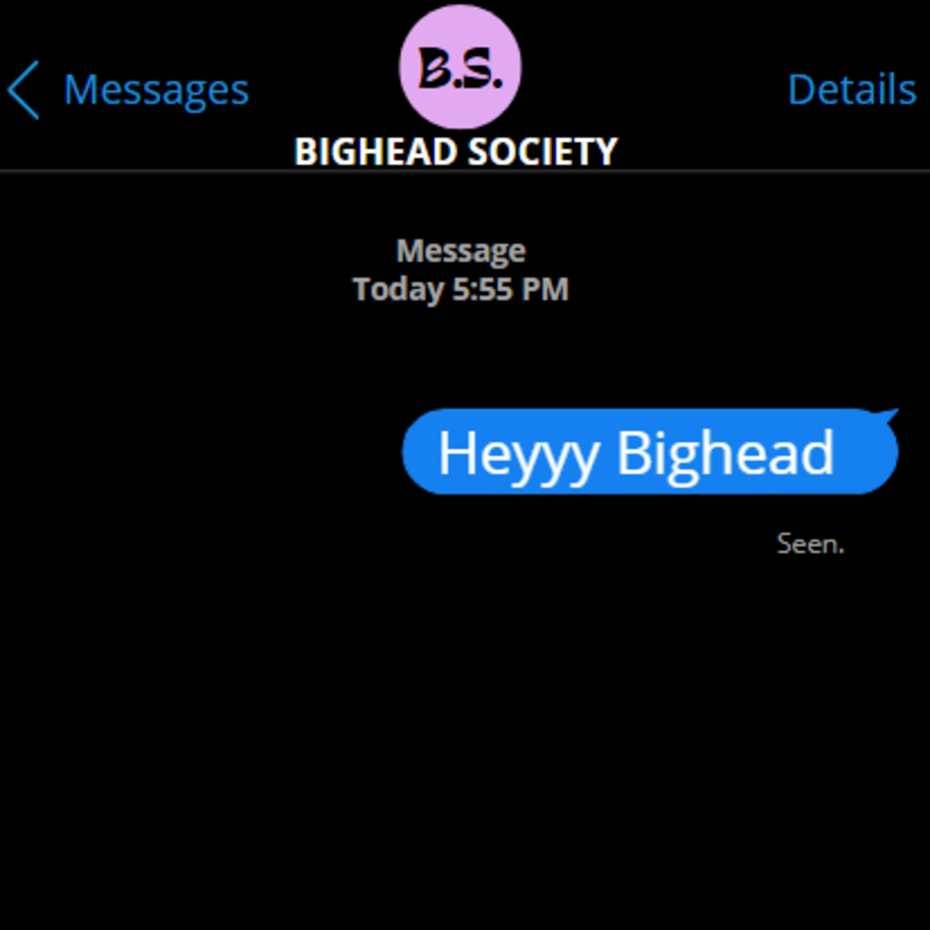 Bighead Society cover art