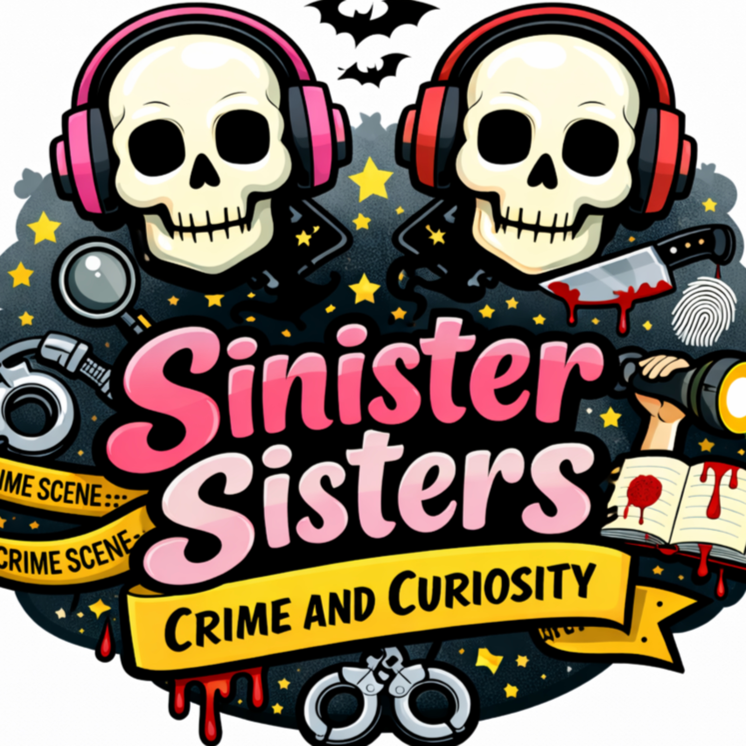 Sinister Sisters Crime and Curiosity podcast artwork