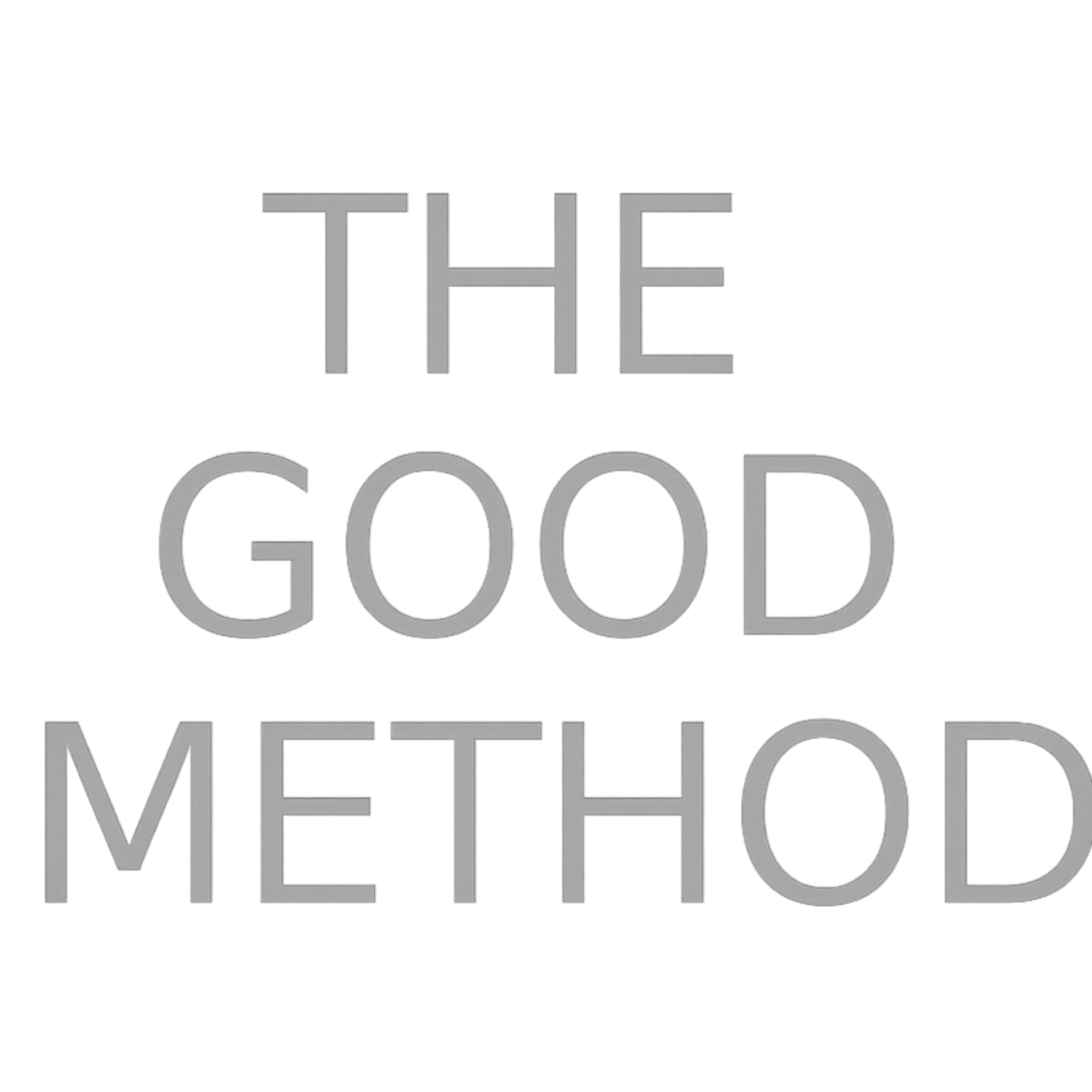 The Good Method cover art