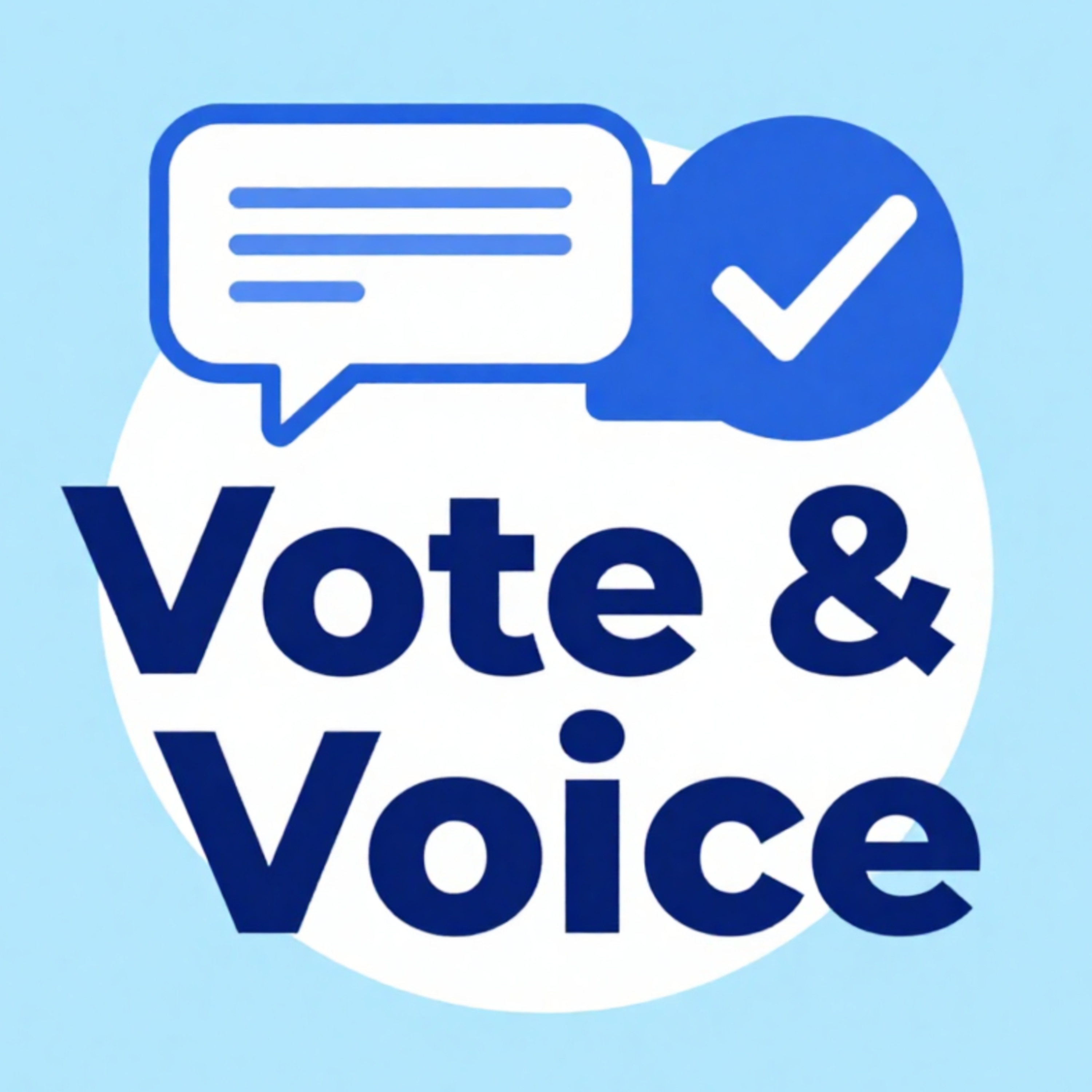 Vote and Voice podcast artwork