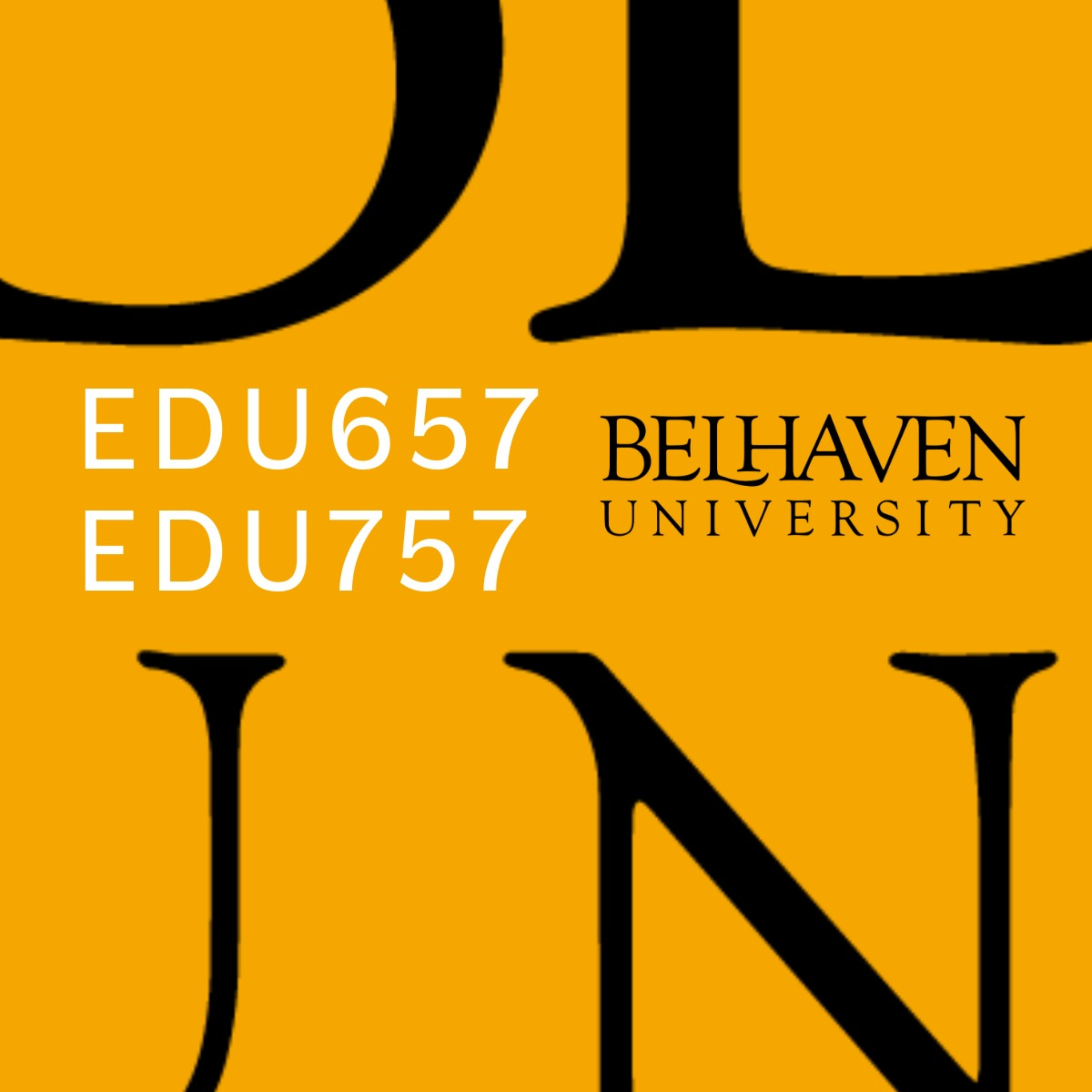 EDU657 / EDU757 - Belhaven University Lectures podcast artwork