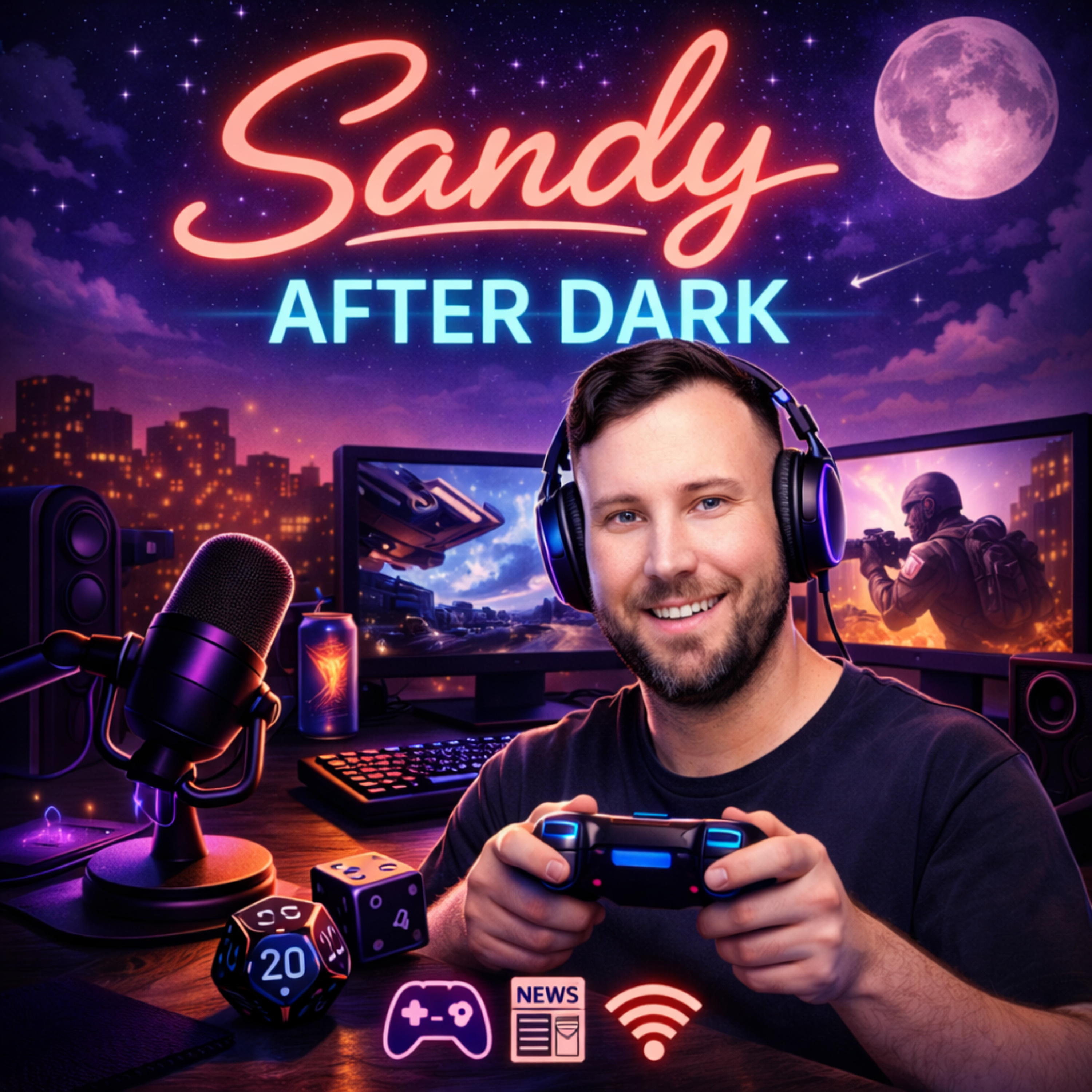 Sandy After Dark cover art