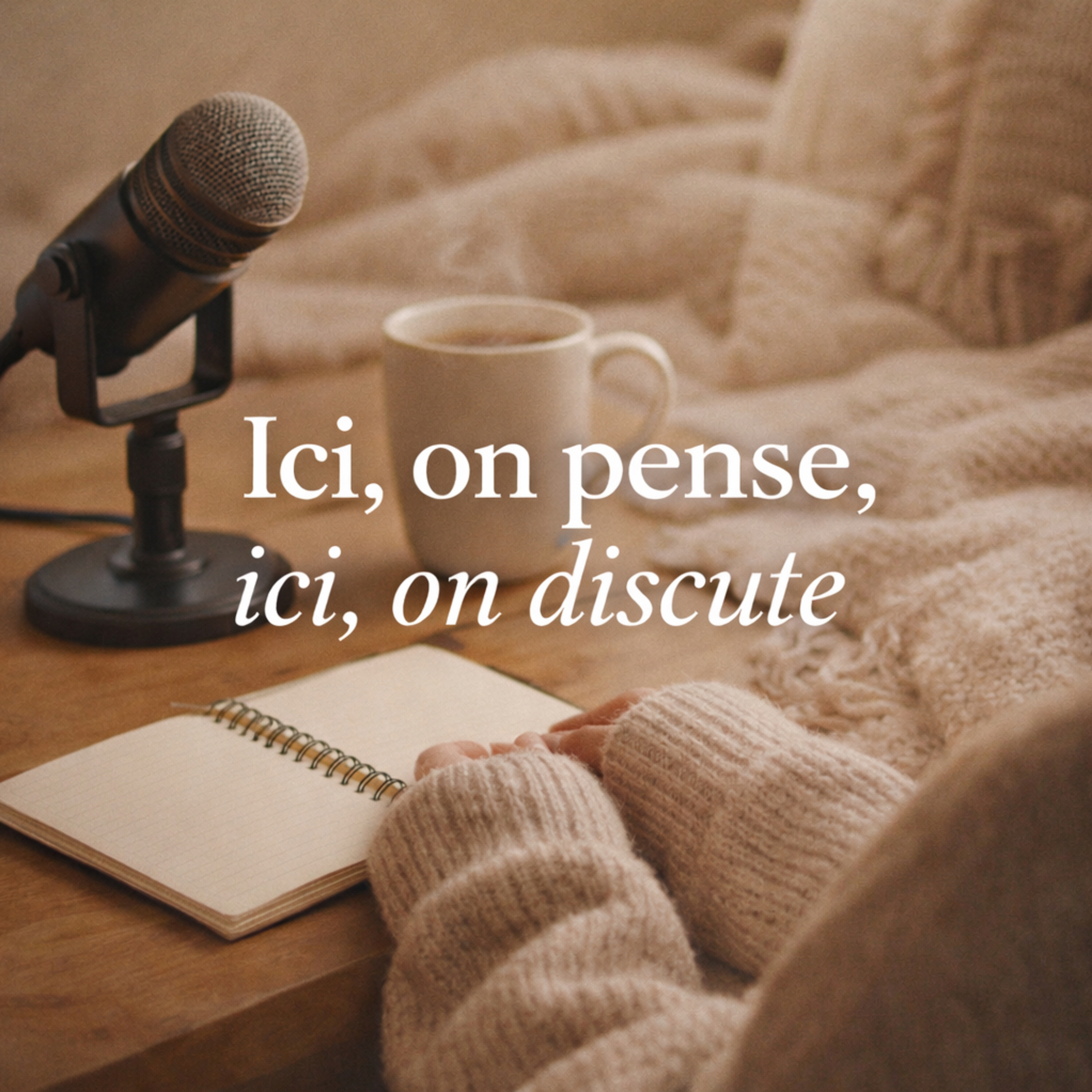 Ici on pense. Ici, on discute.