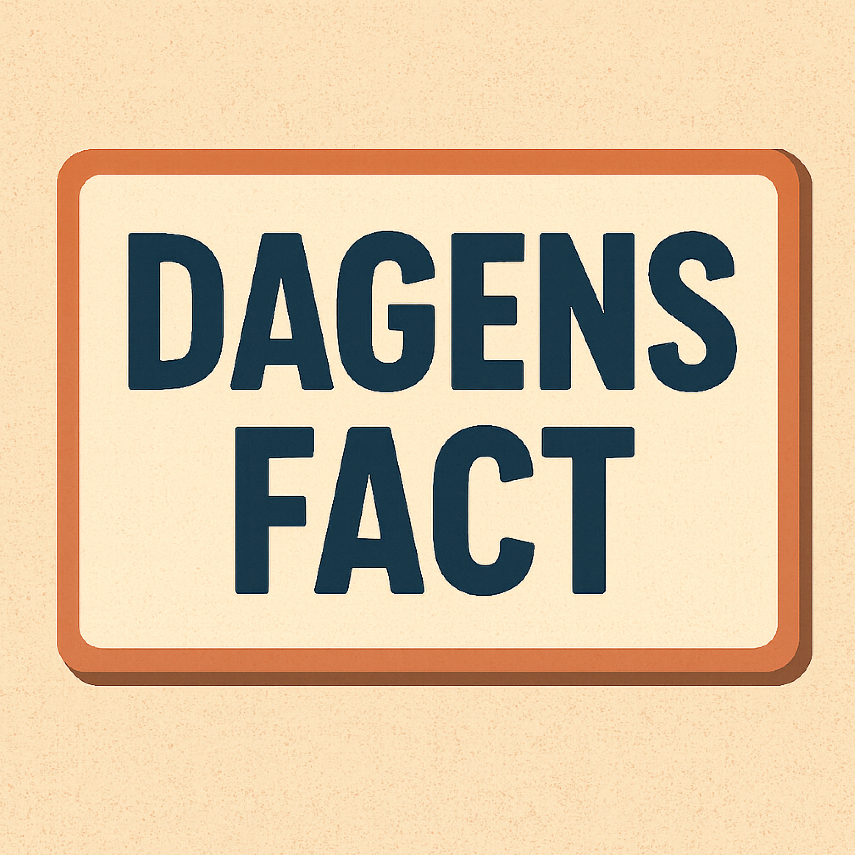 Dagens fact cover art