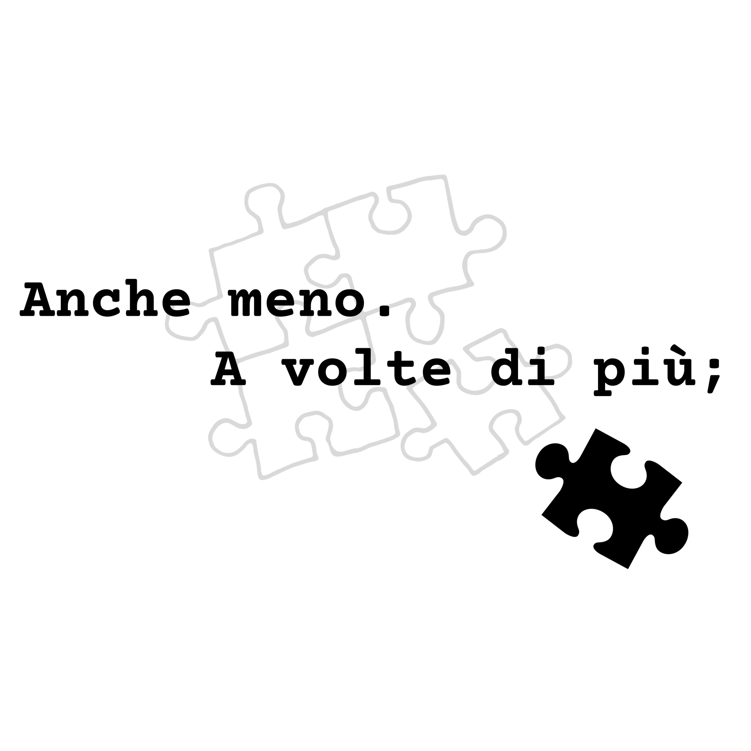Anche meno. A volte di più; cover