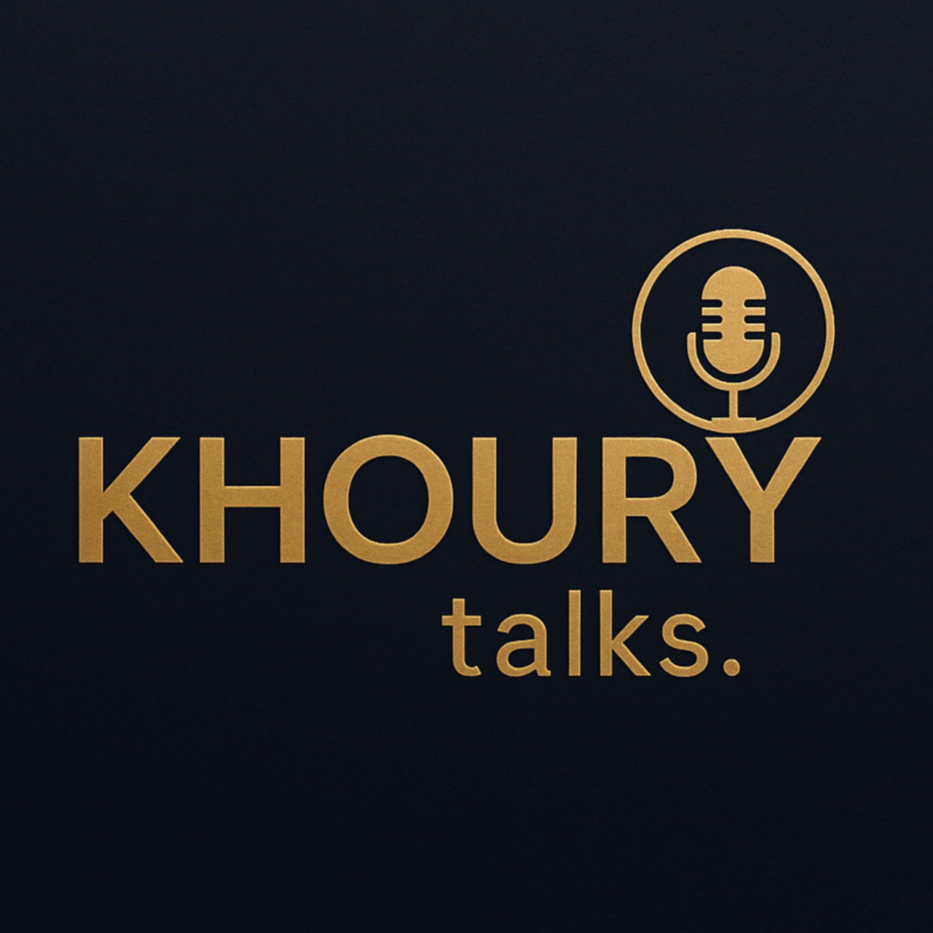 KhouryTalks. cover art