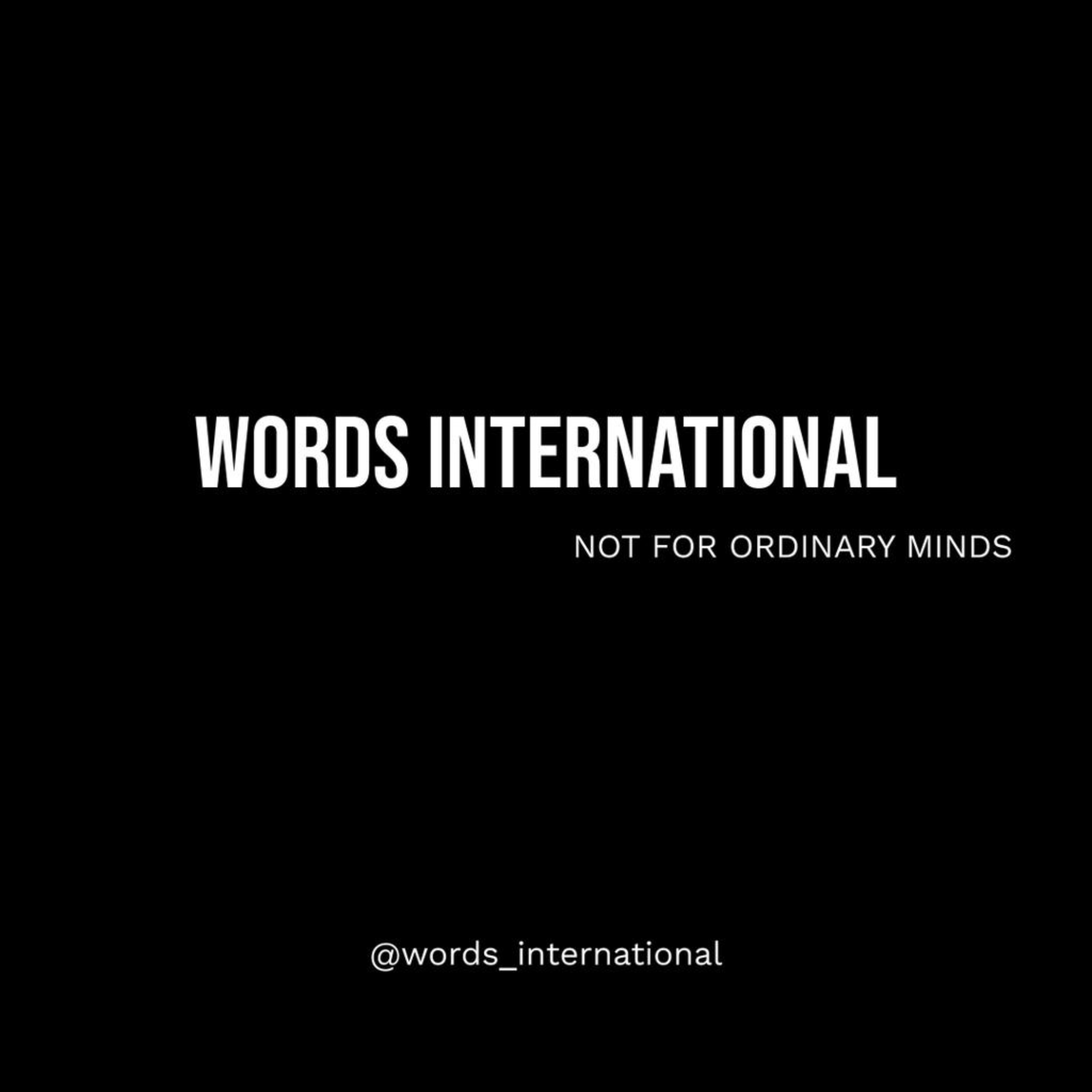 Words International cover art