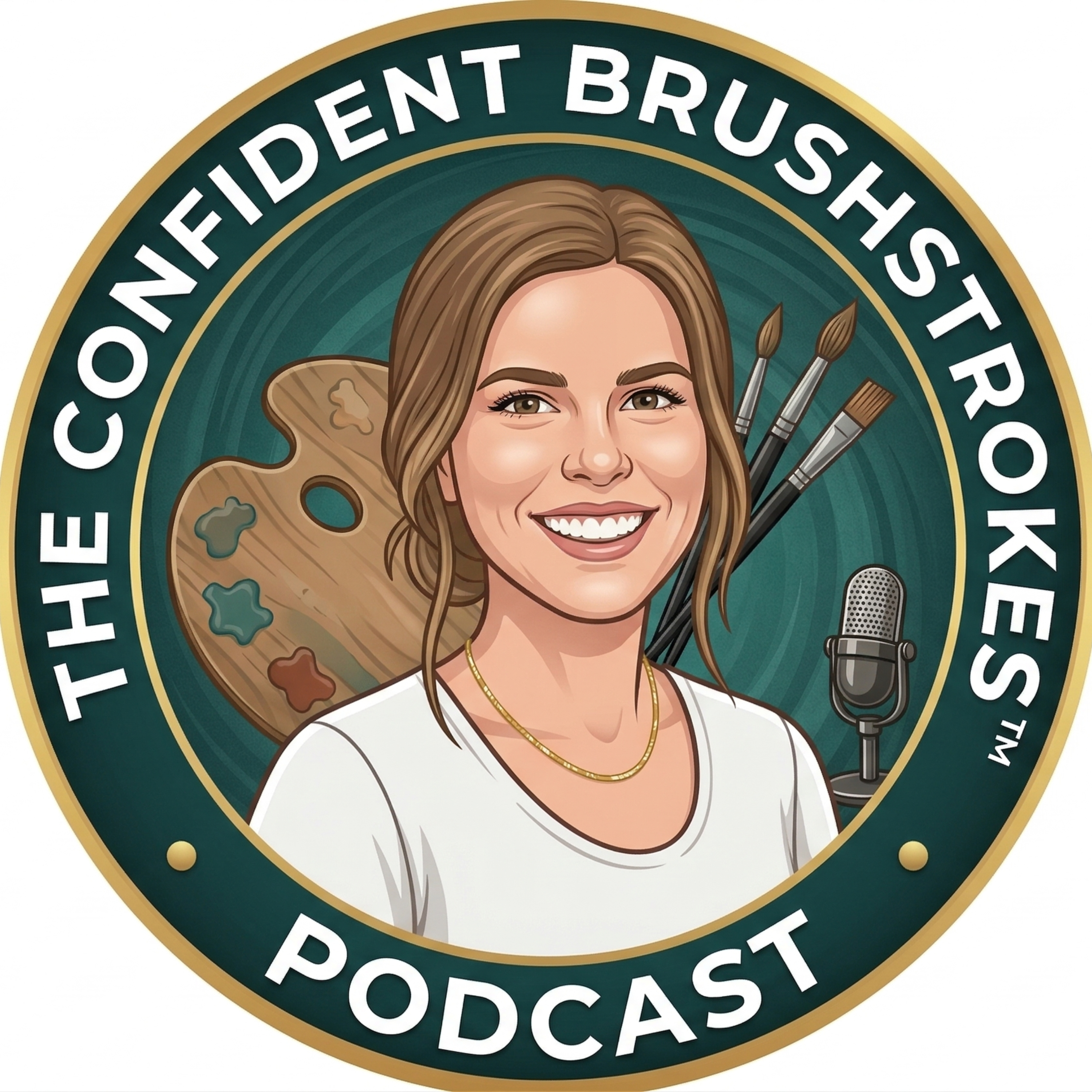 The Confident Brushstrokes™ Podcast podcast artwork