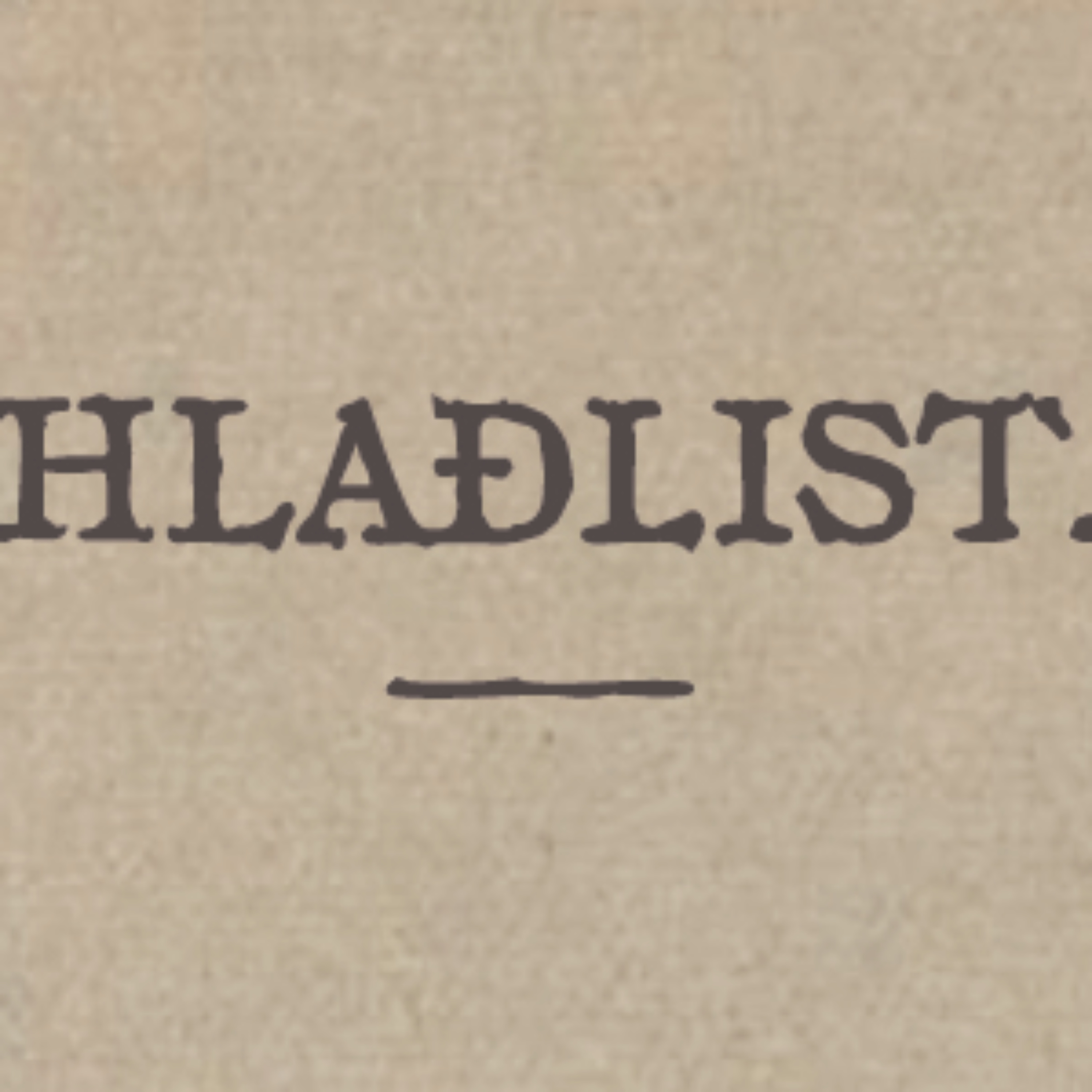 HLAÐLIST.