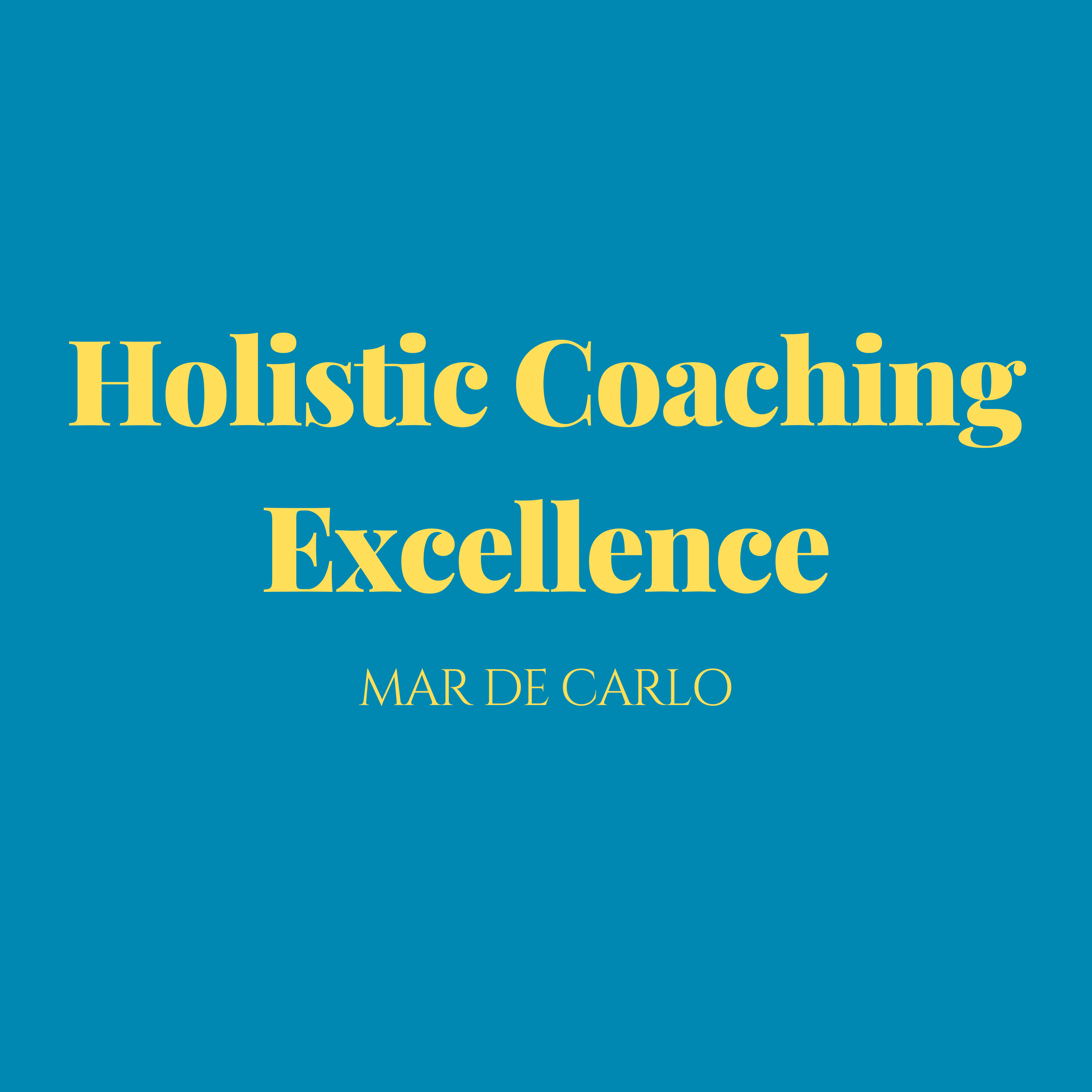 Holistic Coaching Excellence cover art