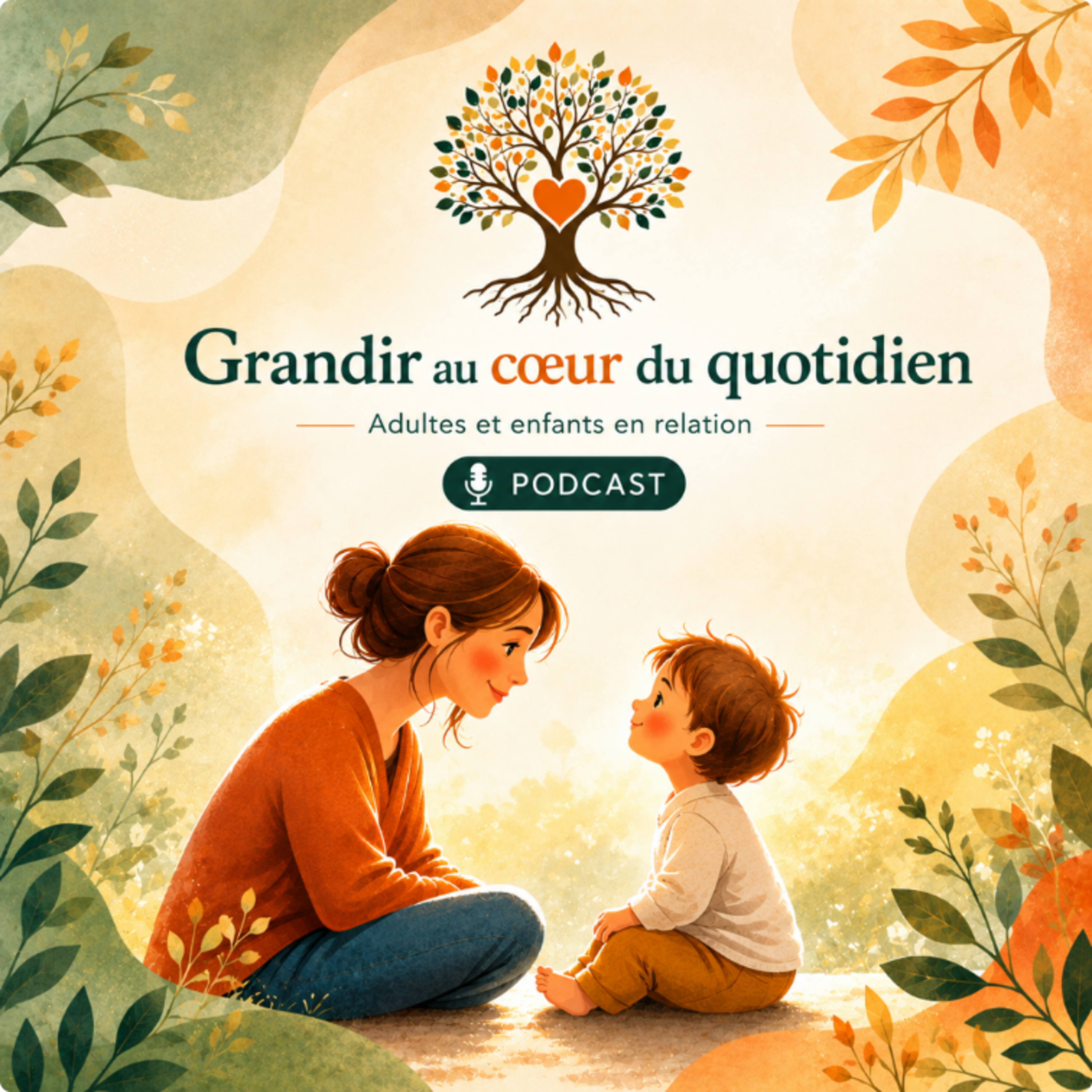 Grandir au coeur du quotidien - Adultes et enfants en relation podcast artwork