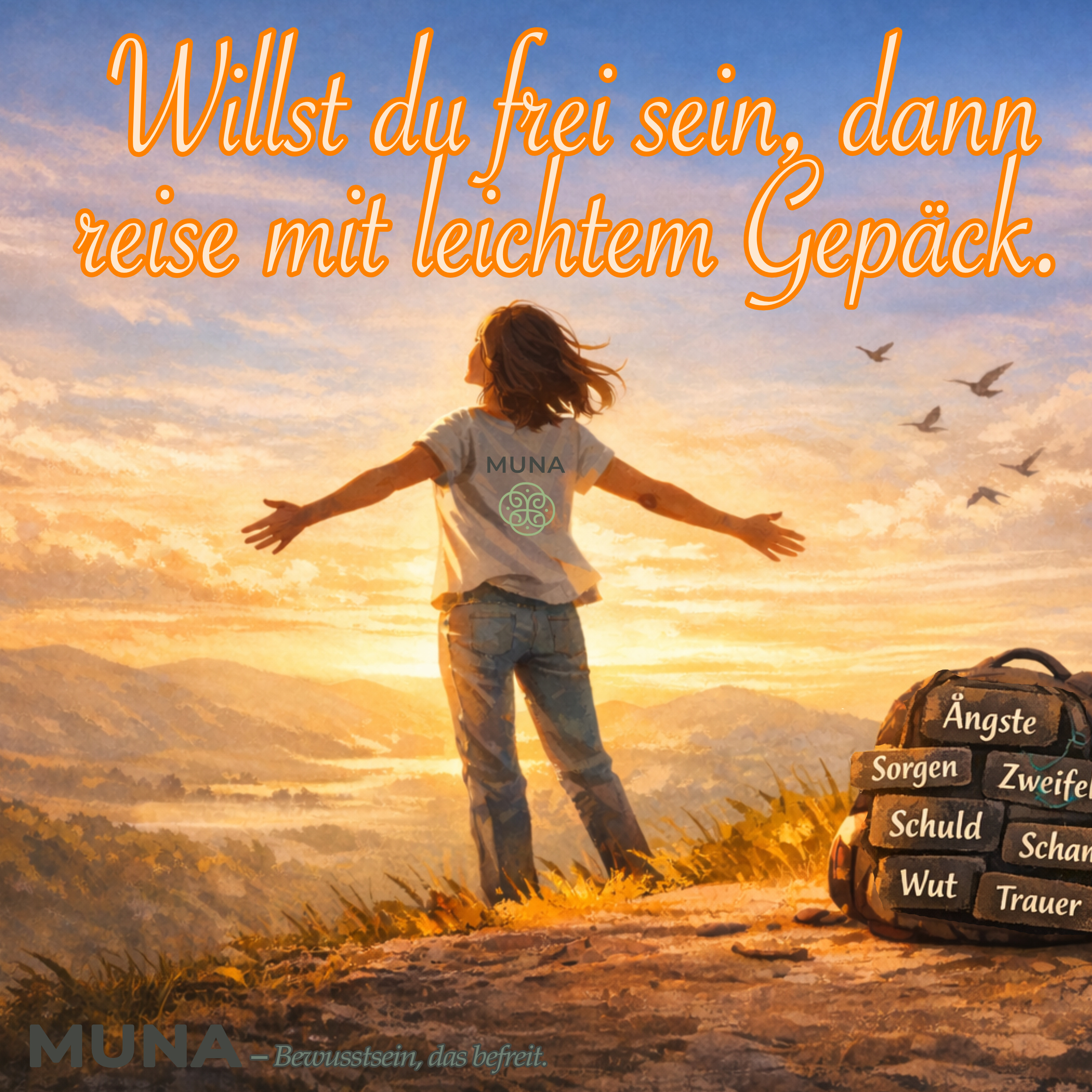 MUNA – Bewusstsein, das befreit. "Die Kraft der Annahme" cover art