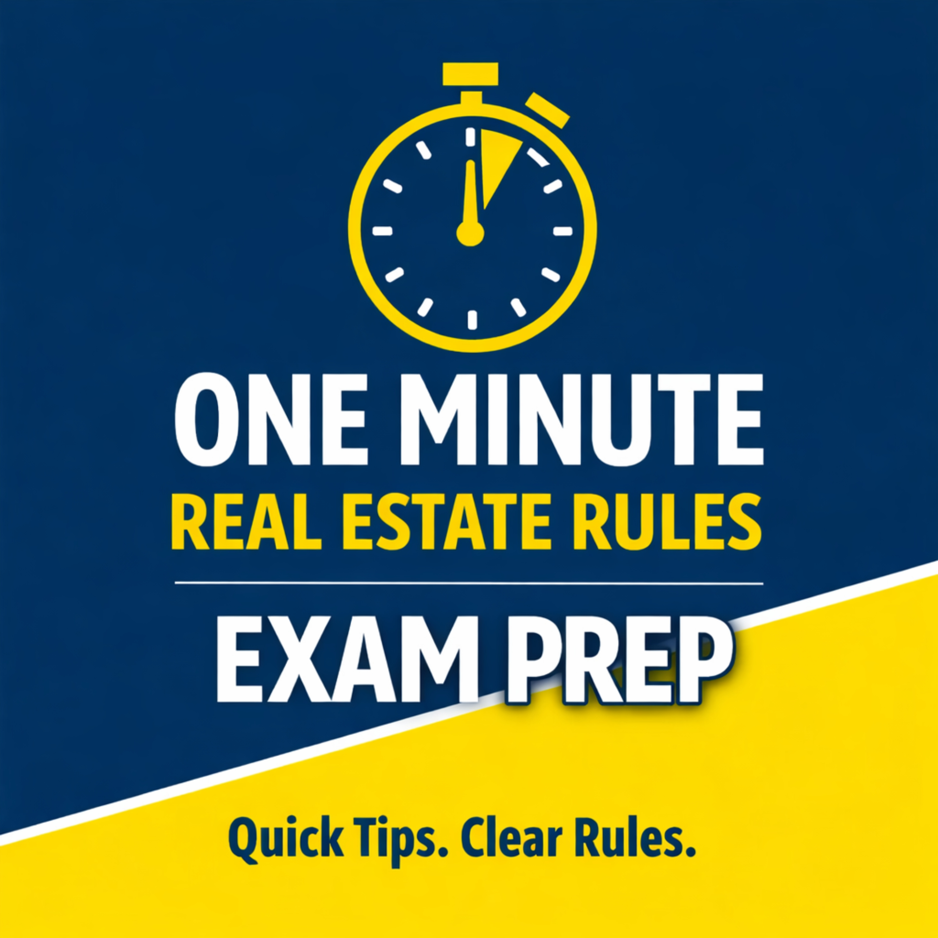 One Minute Real Estate Rules — Exam Prep (SC | PSI) - Real Estate Exam Prep 2026 cover art